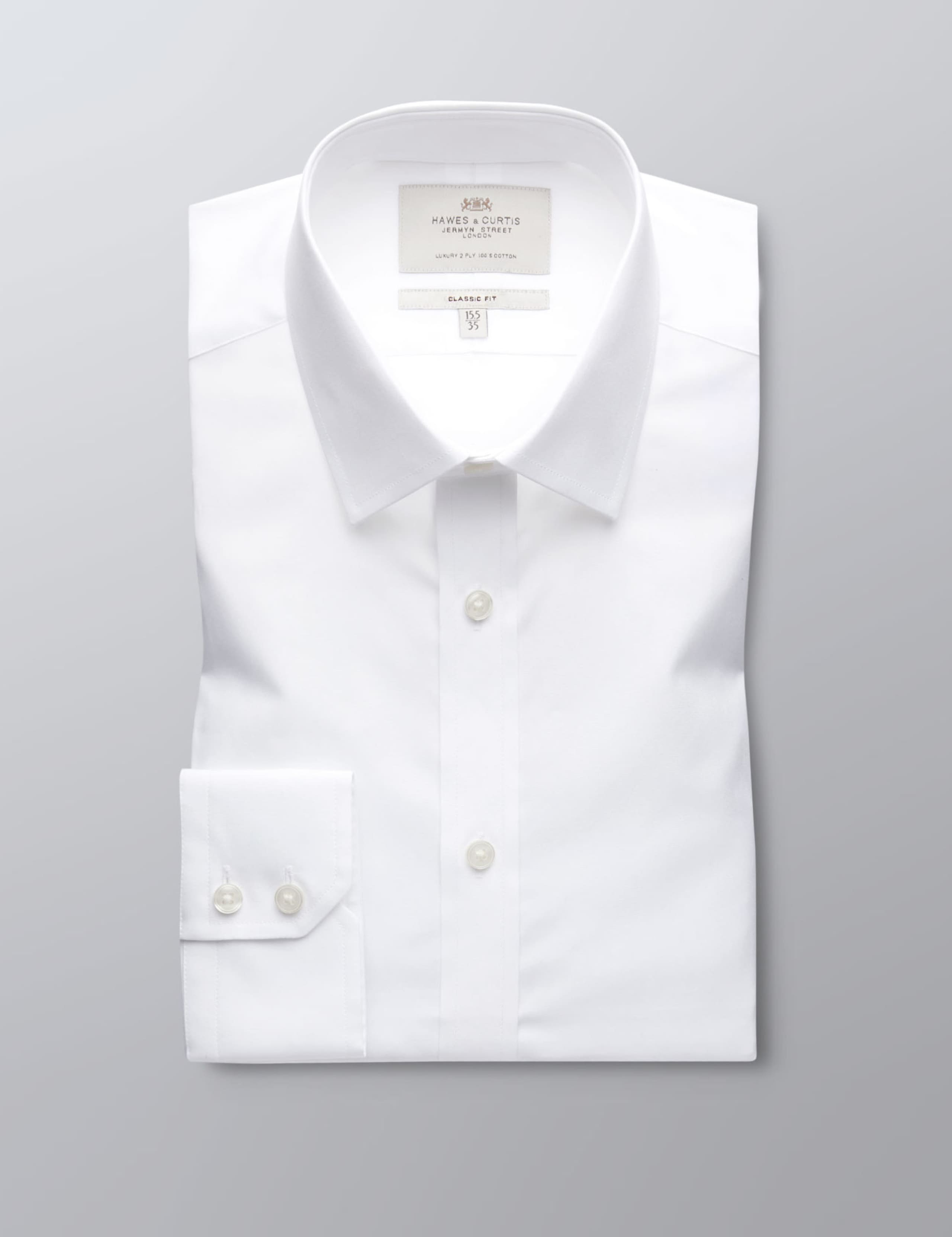 Classic Fit Easy Iron Pure Cotton Shirt