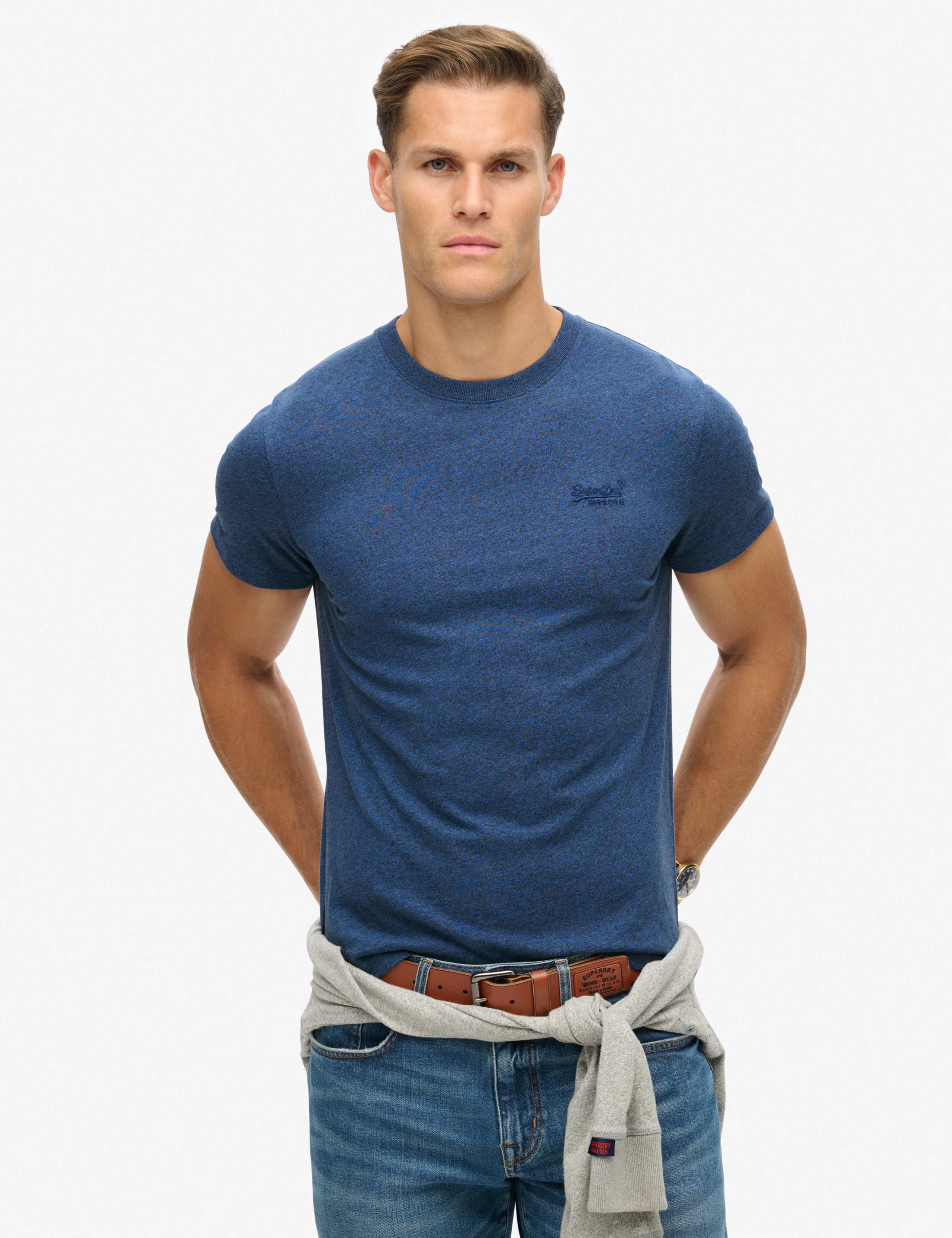 Slim Fit Pure Cotton Crew Neck T-Shirt