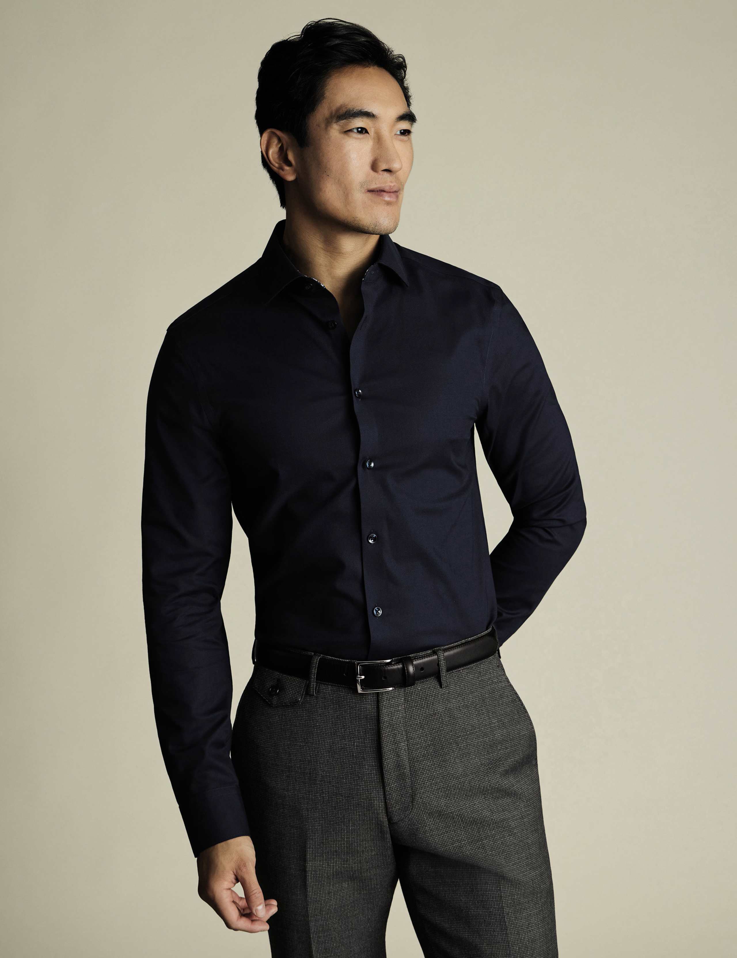 Non Iron Slim Fit Pure Cotton Shirt