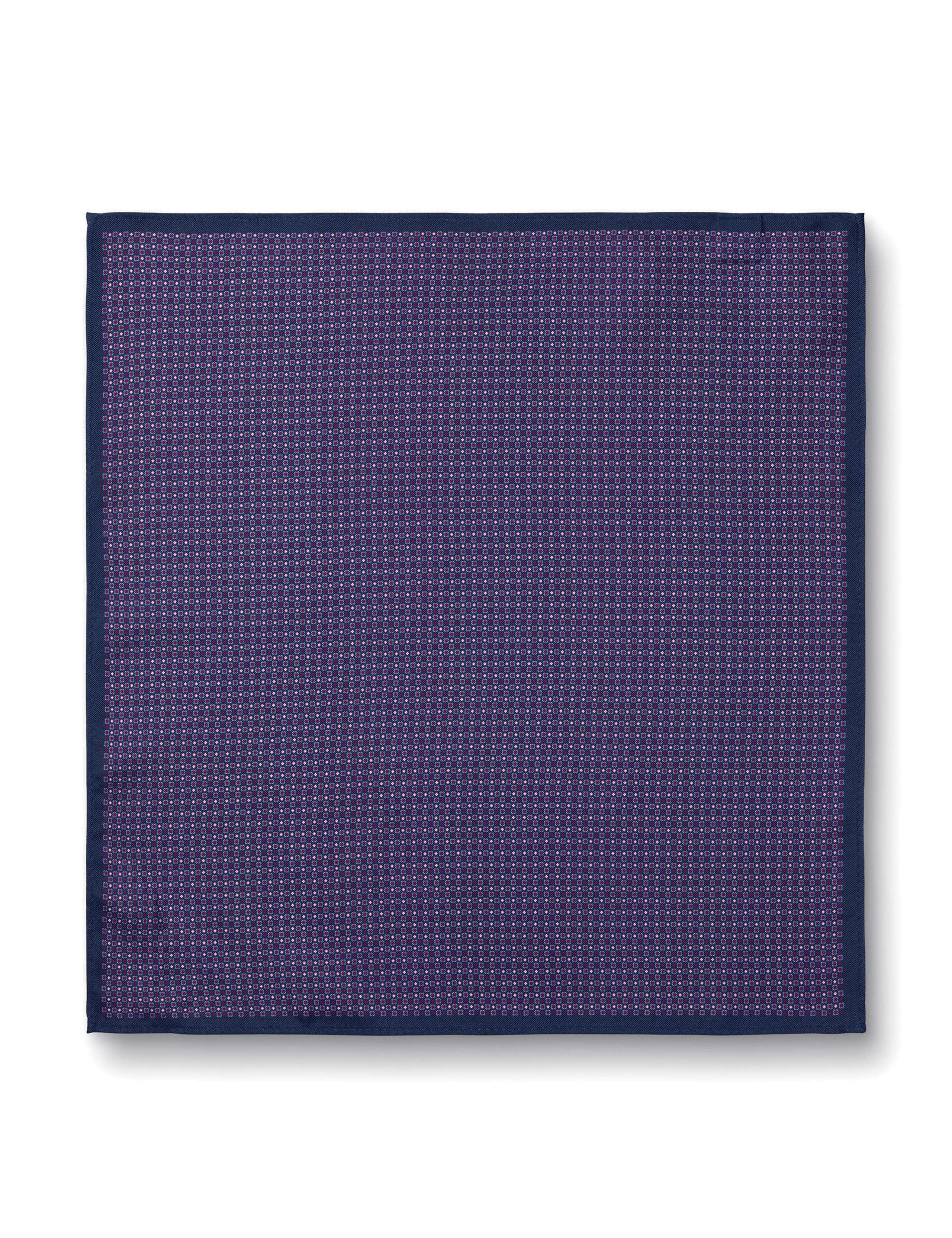 Geometric Pure Silk Pocket Square