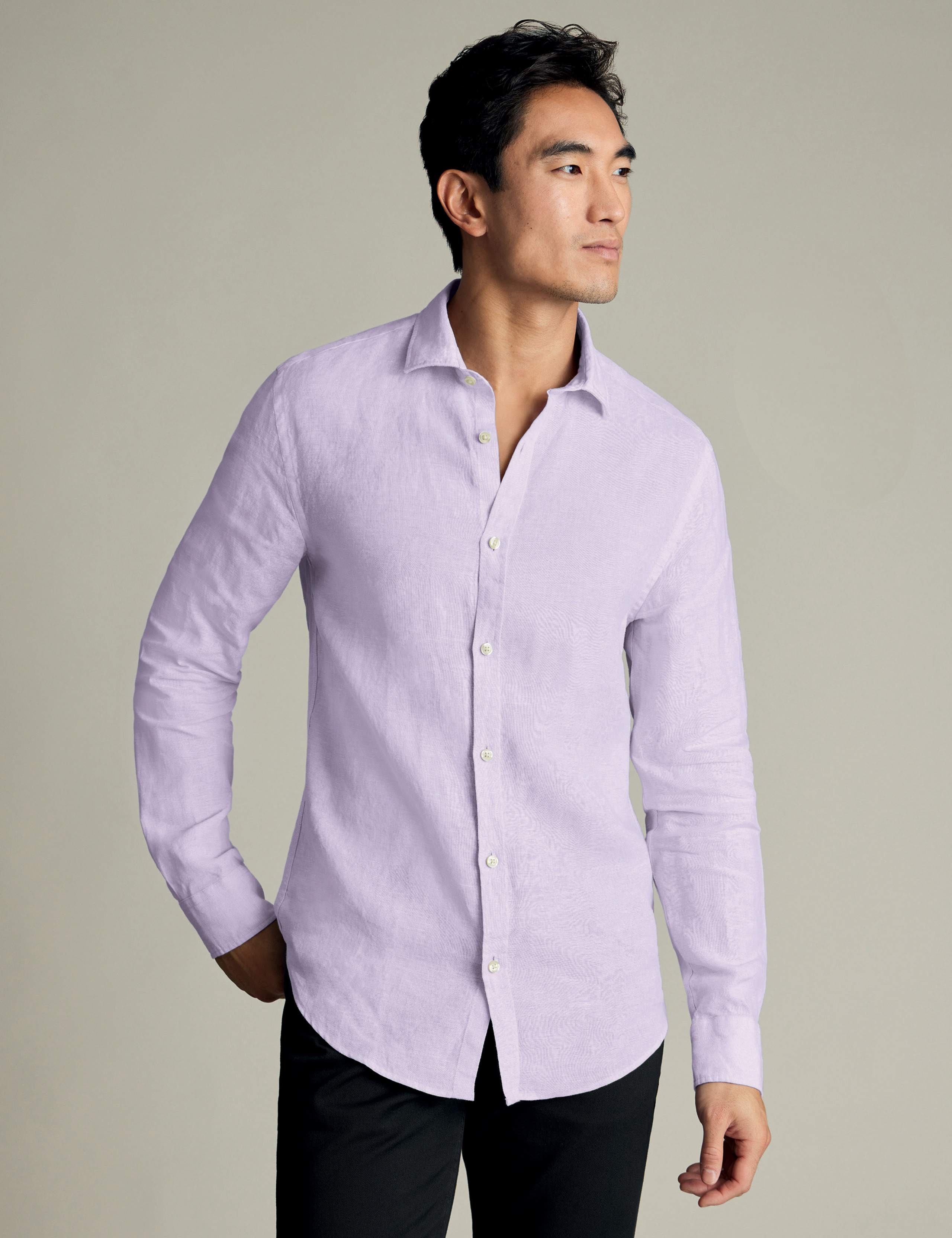 Slim Fit Pure Linen Shirt