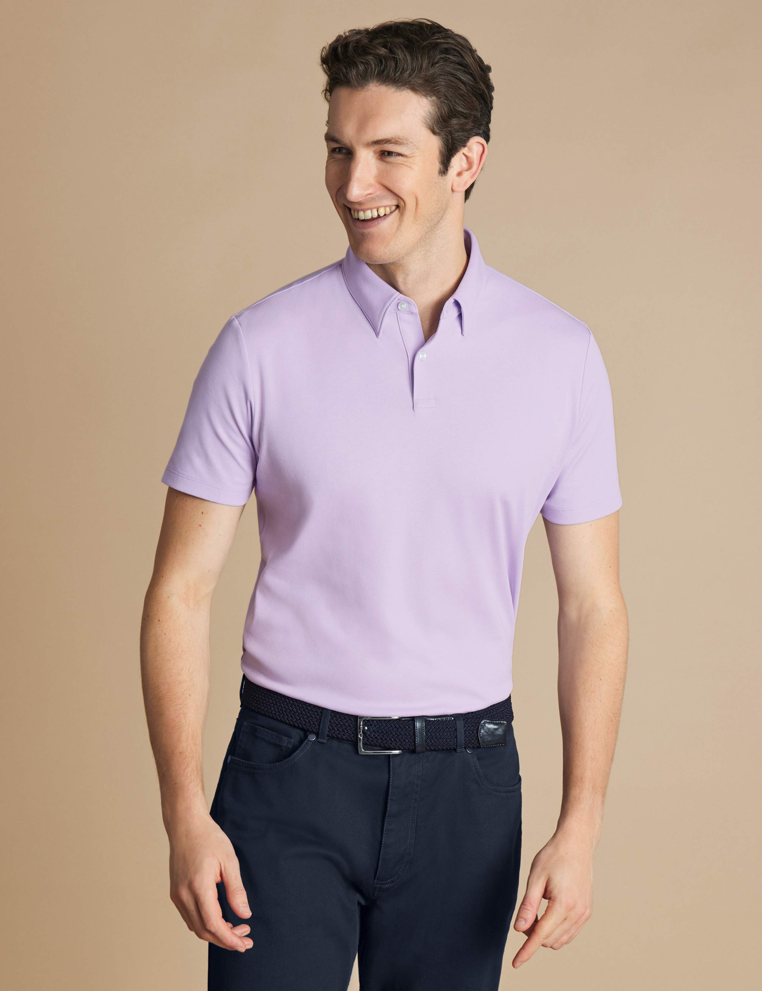 Pure Cotton Jersey Polo Shirt
