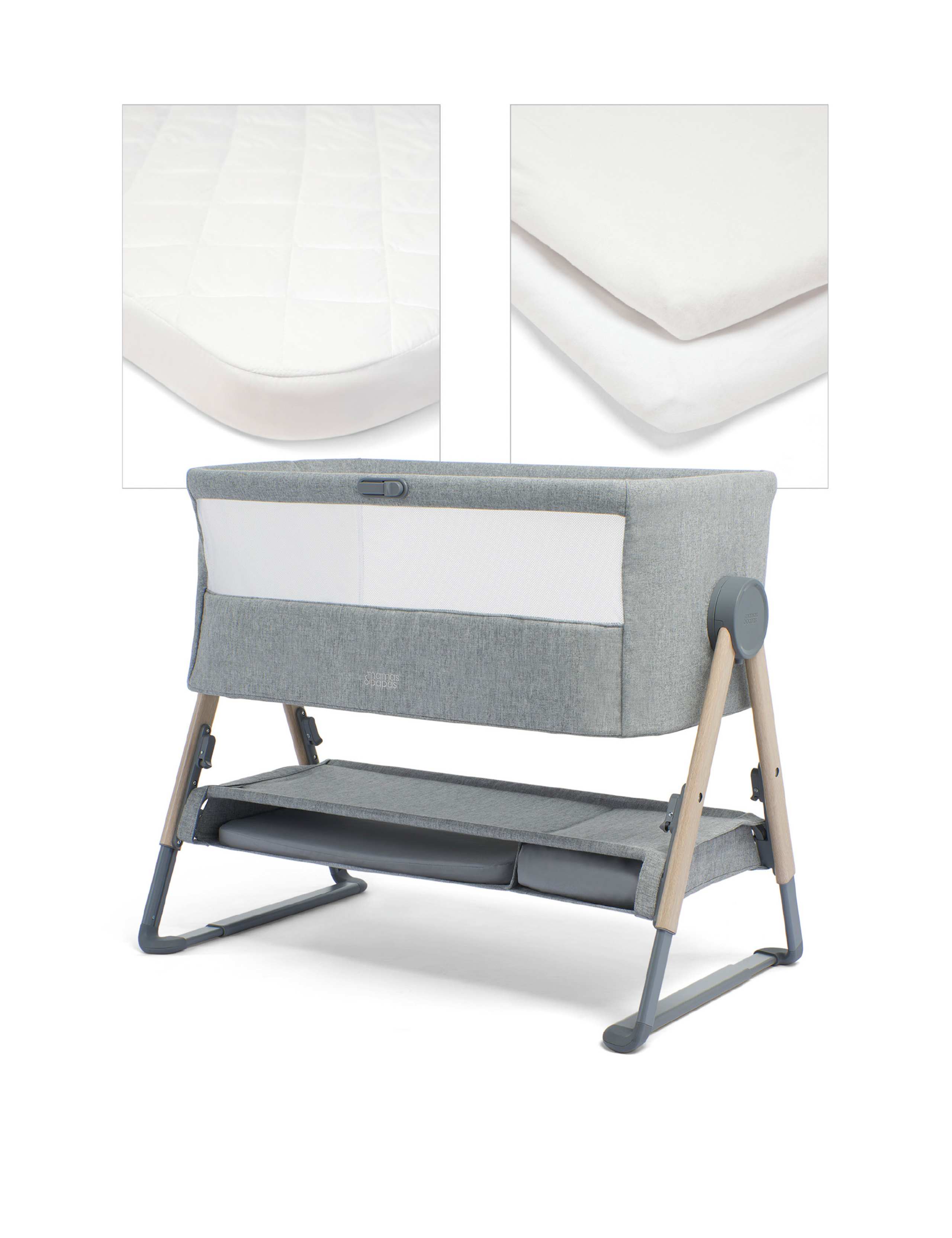 Lua Bedside Crib Bundle