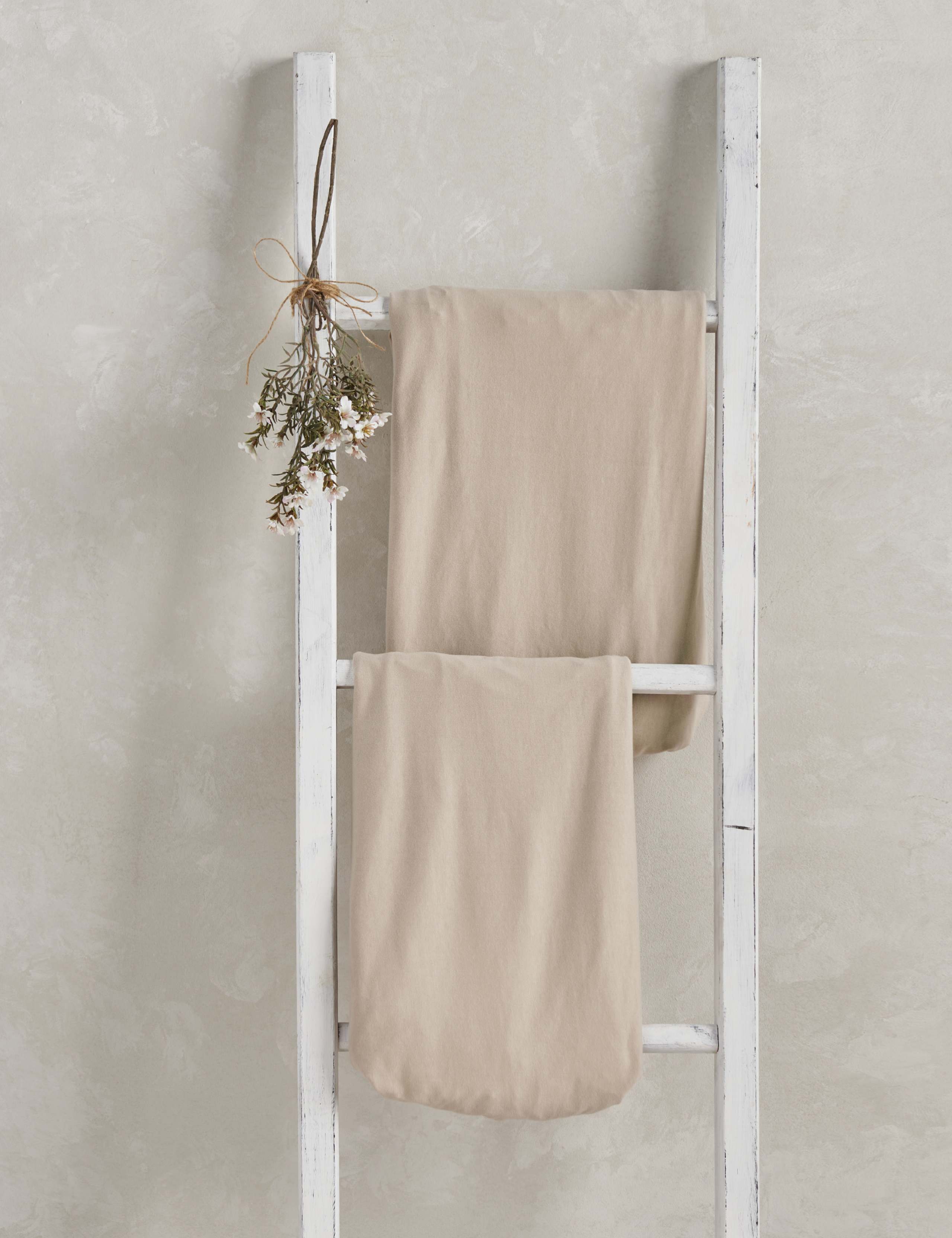 2pk Pure Cotton Cotbed Fitted Sheets