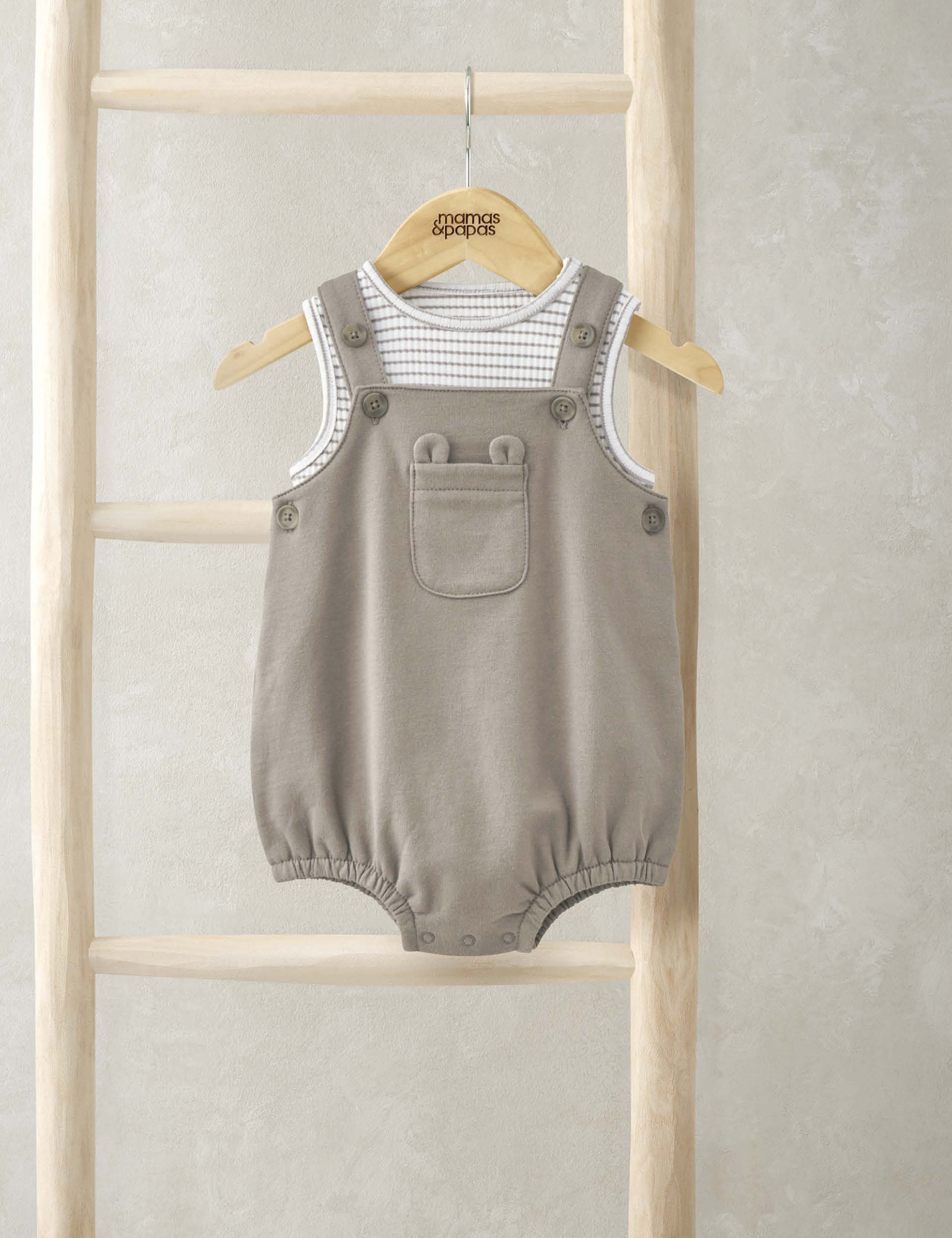2pc Cotton Rich Striped Outfit (0-12 Mths)