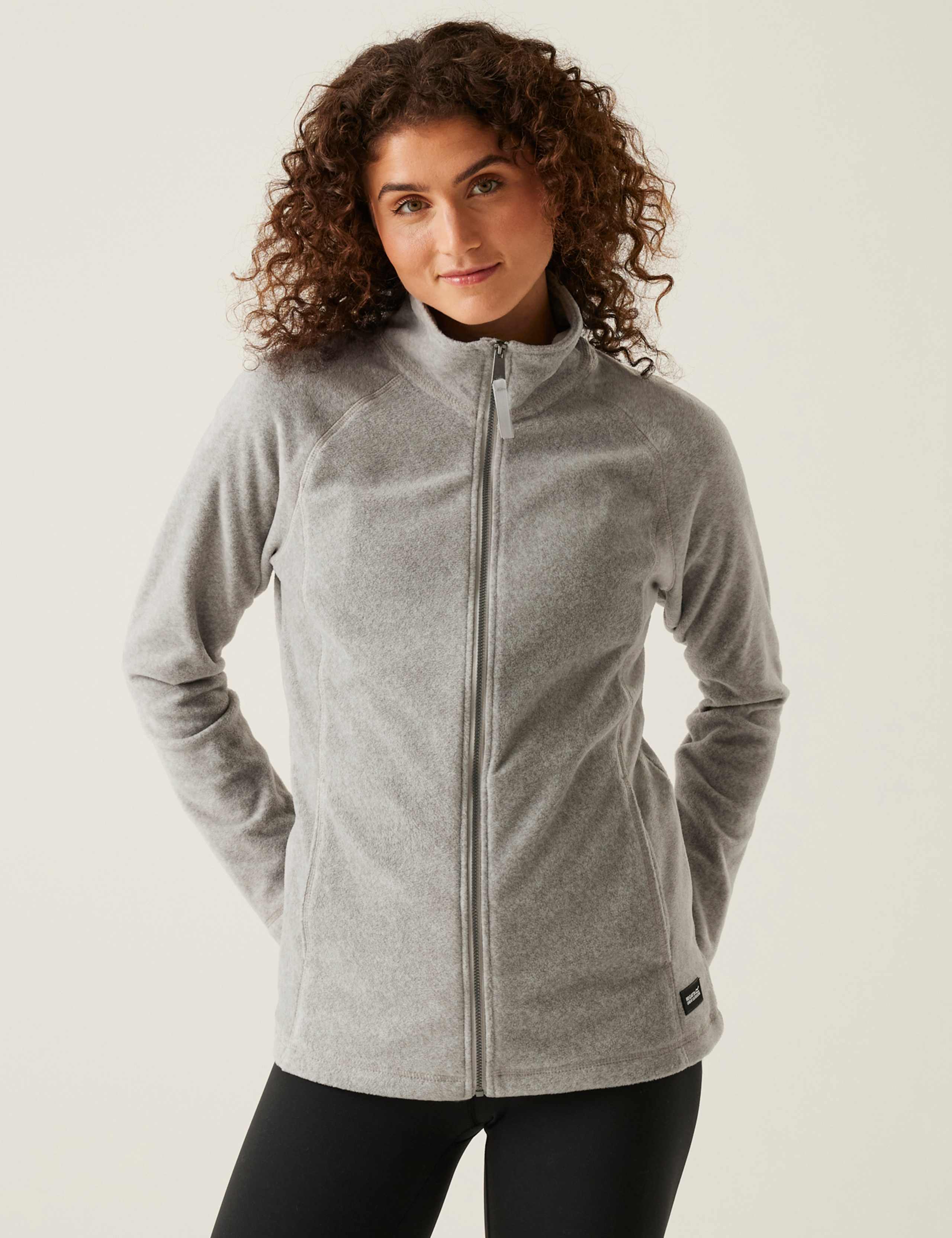 Mayse Zip Up Funnel Neck Fleece