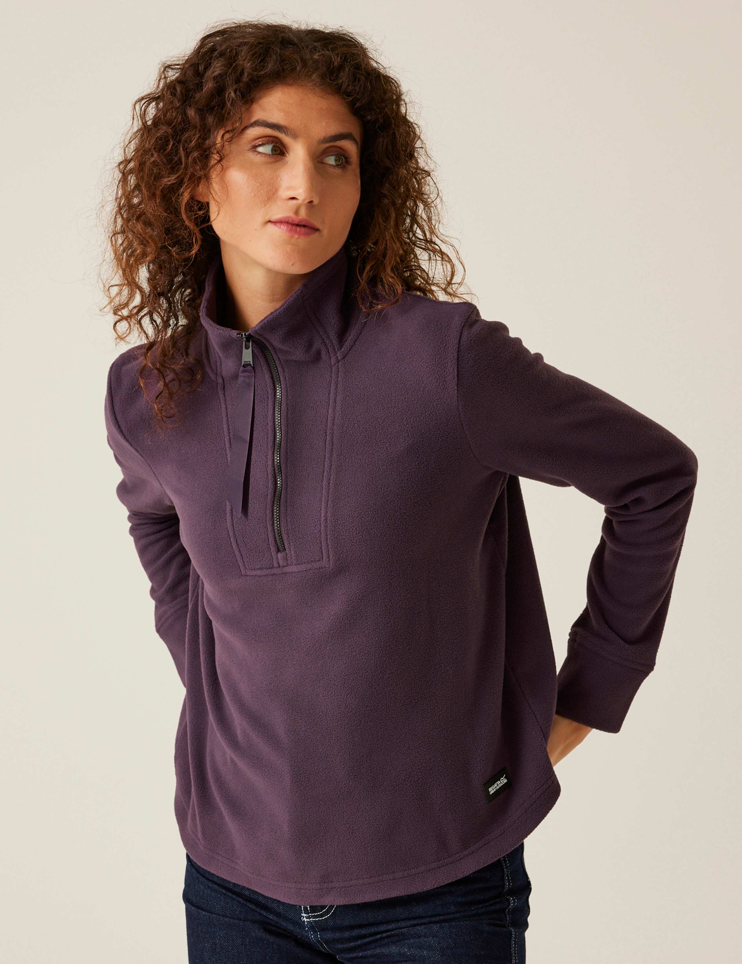 Juliette Funnel Neck Half Zip Fleece