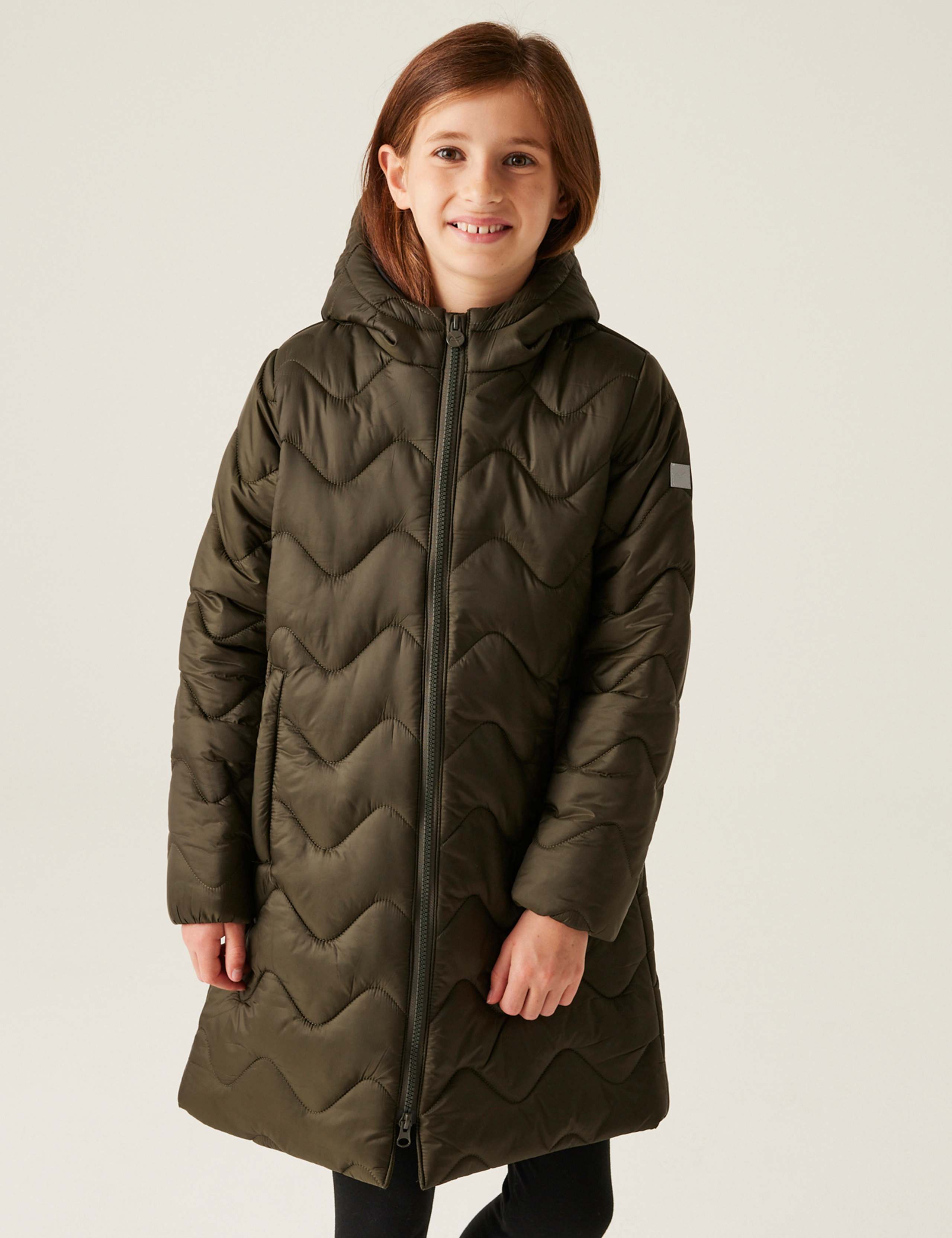 Cambrie Hooded Padded Coat (3-14 Yrs)