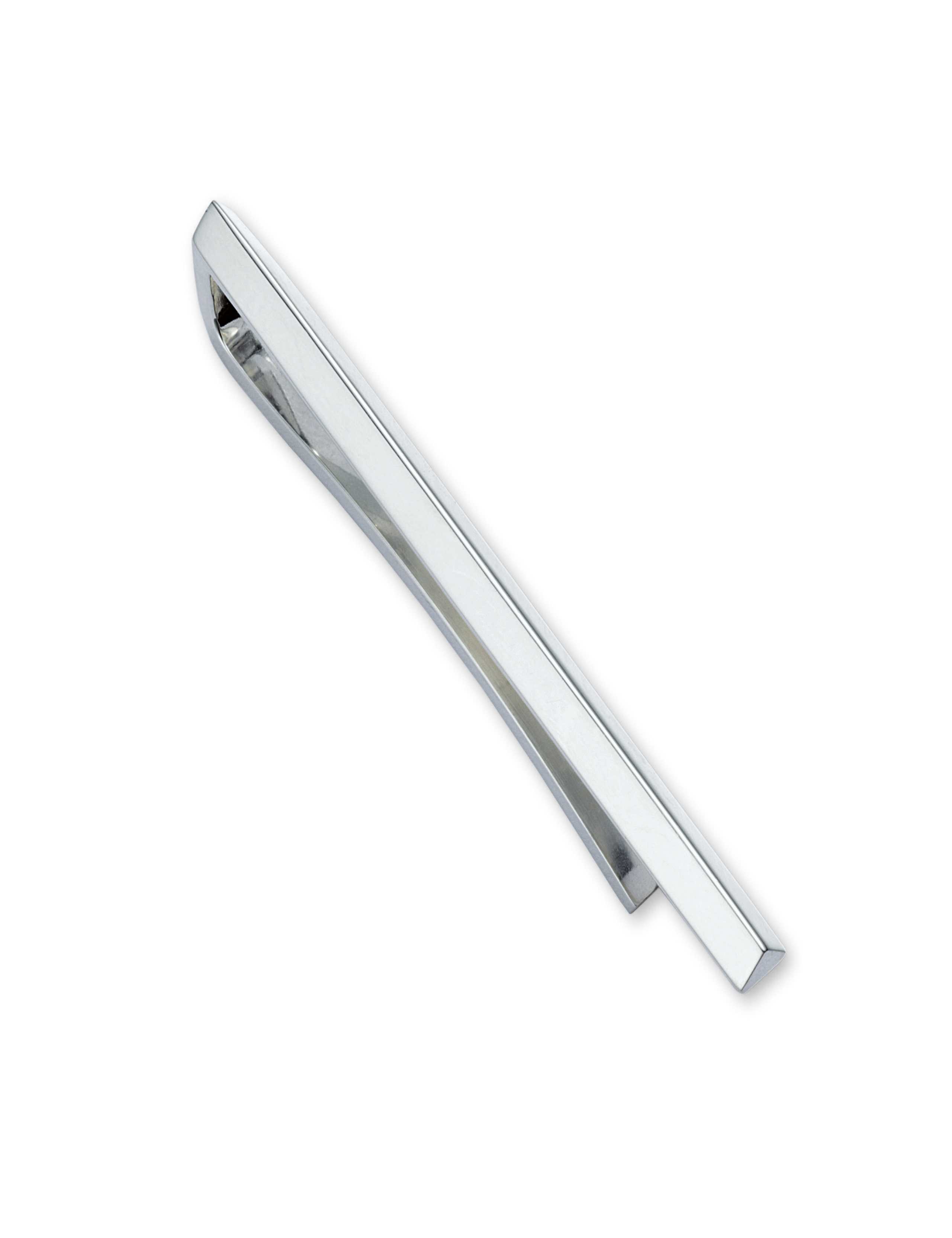 Rhodium Plated Tie Clip