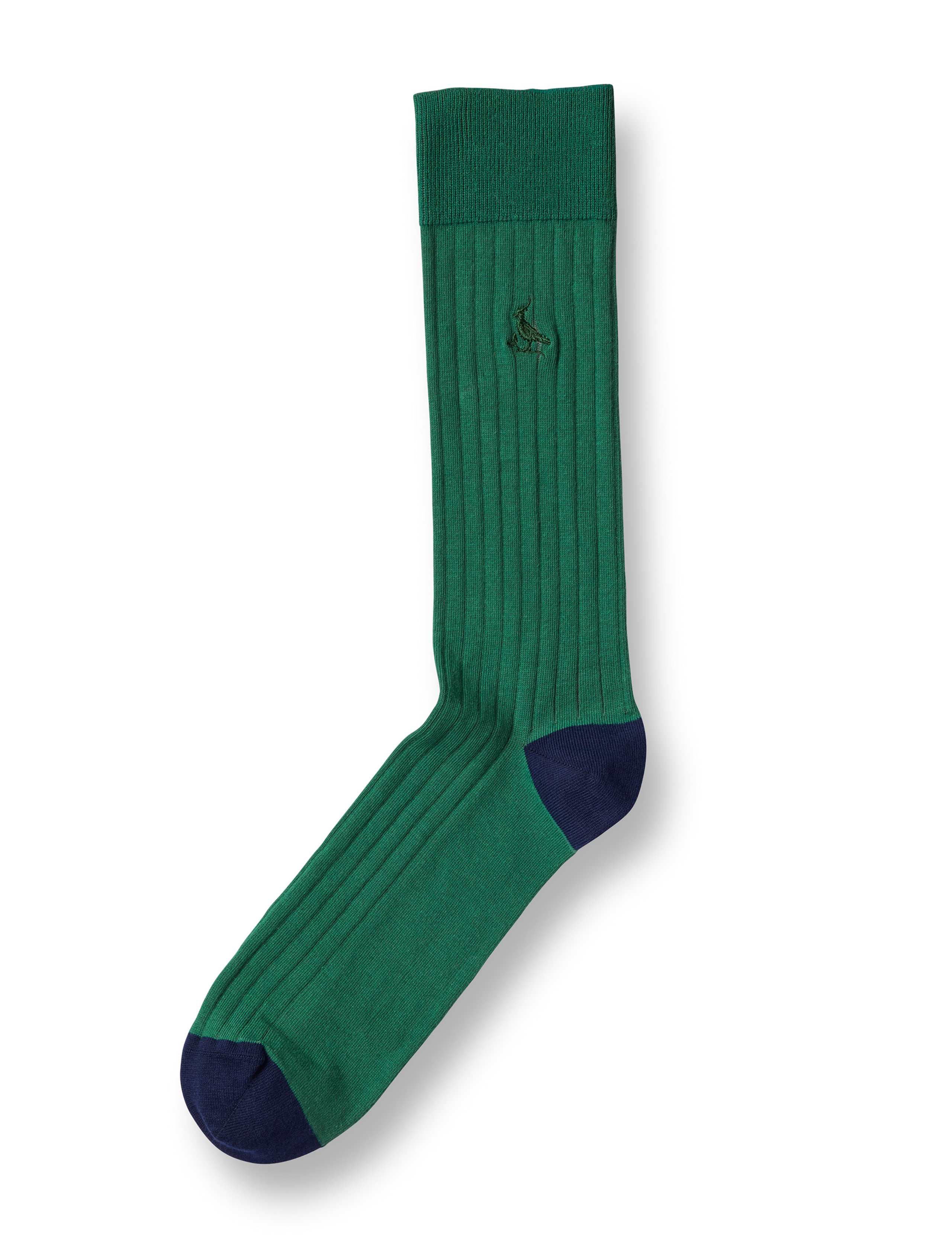 Pure Cotton Ribbed Socks