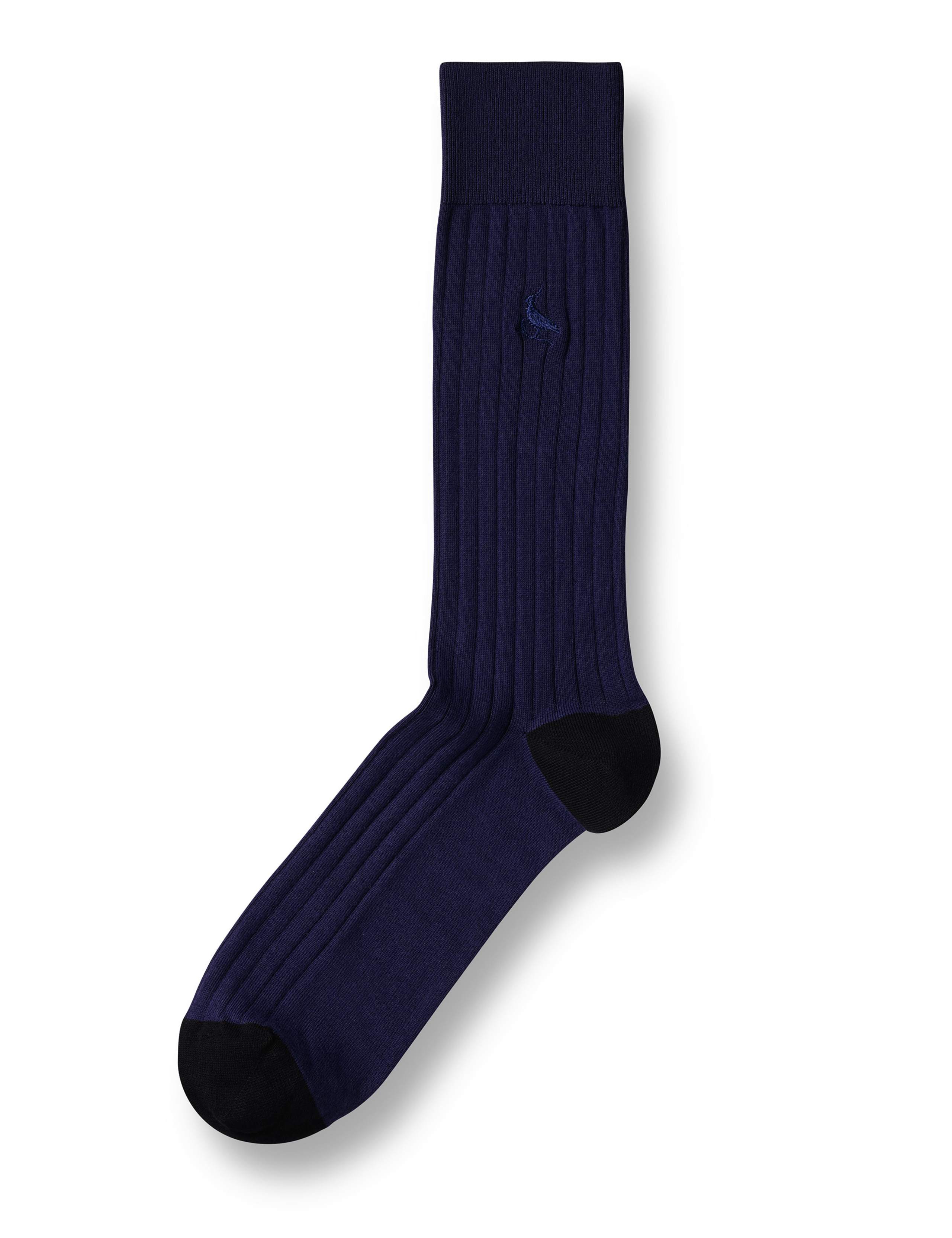 Ribbed Cotton Rich Socks