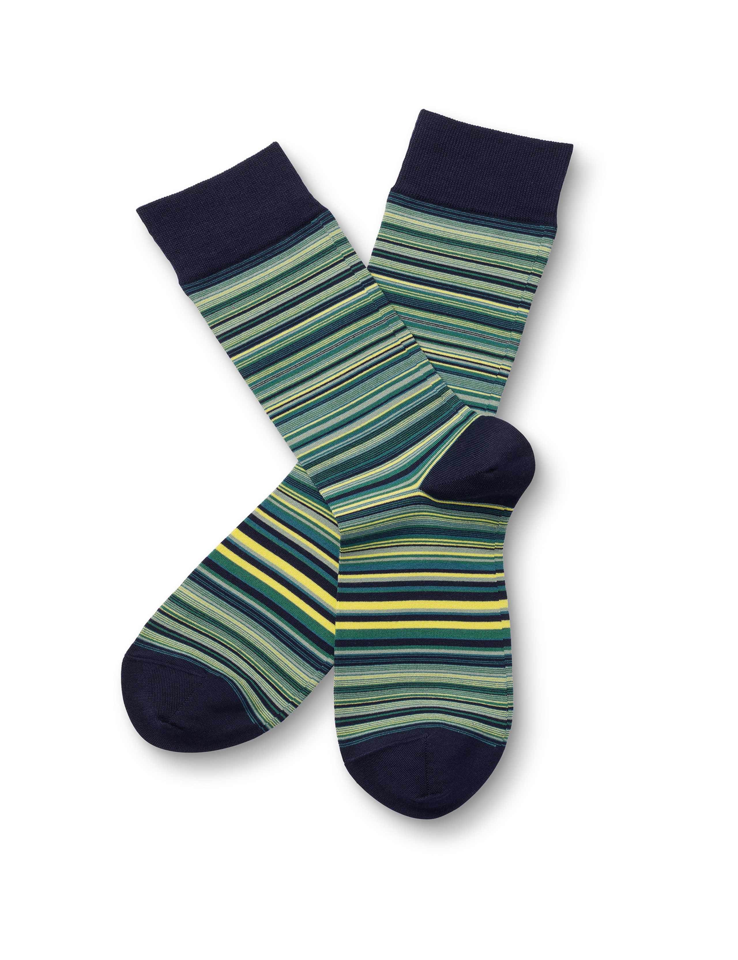 Striped Cotton Rich Socks