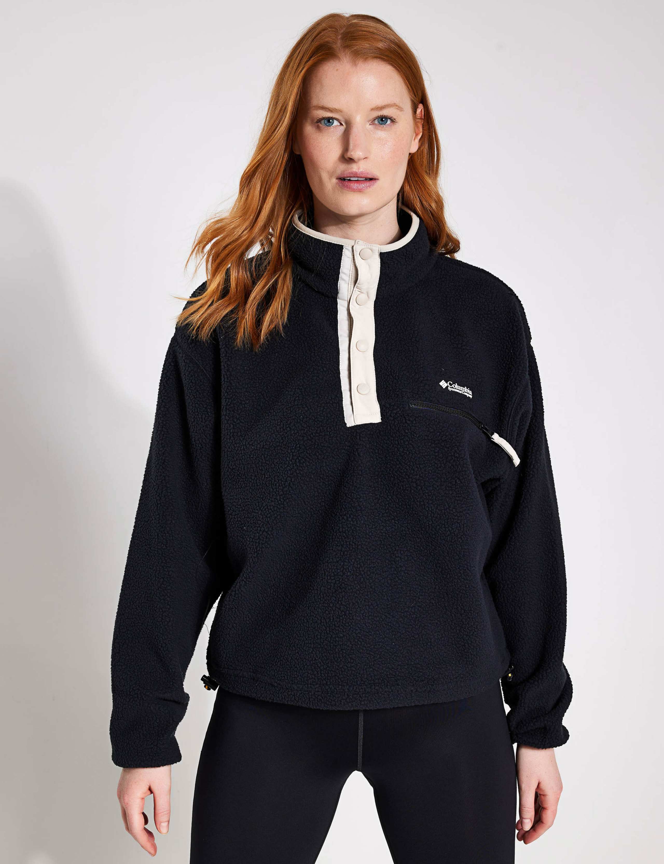 Helvetia Funnel Neck Cropped Fleece