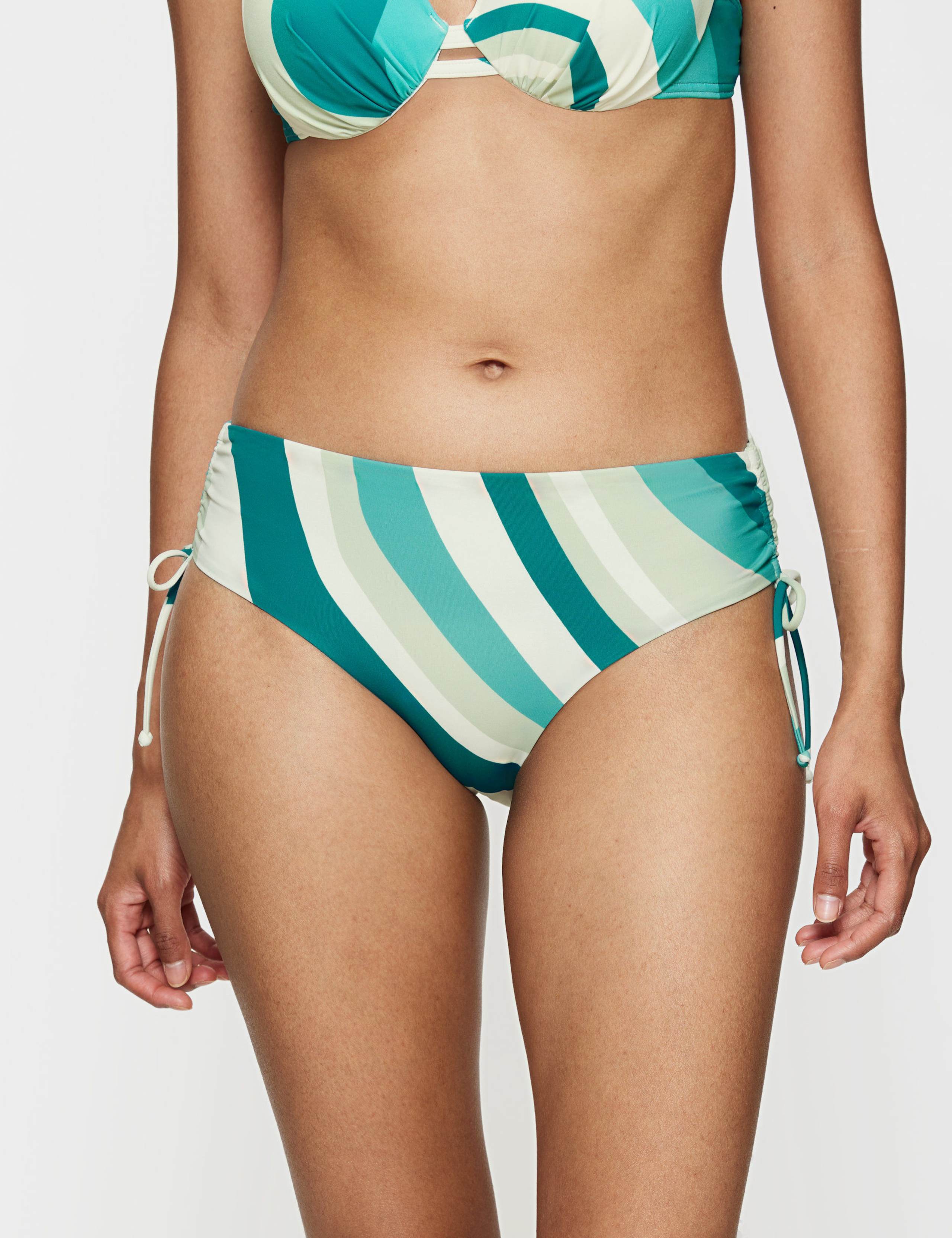 Summer Printed High Waisted Bikini Bottoms