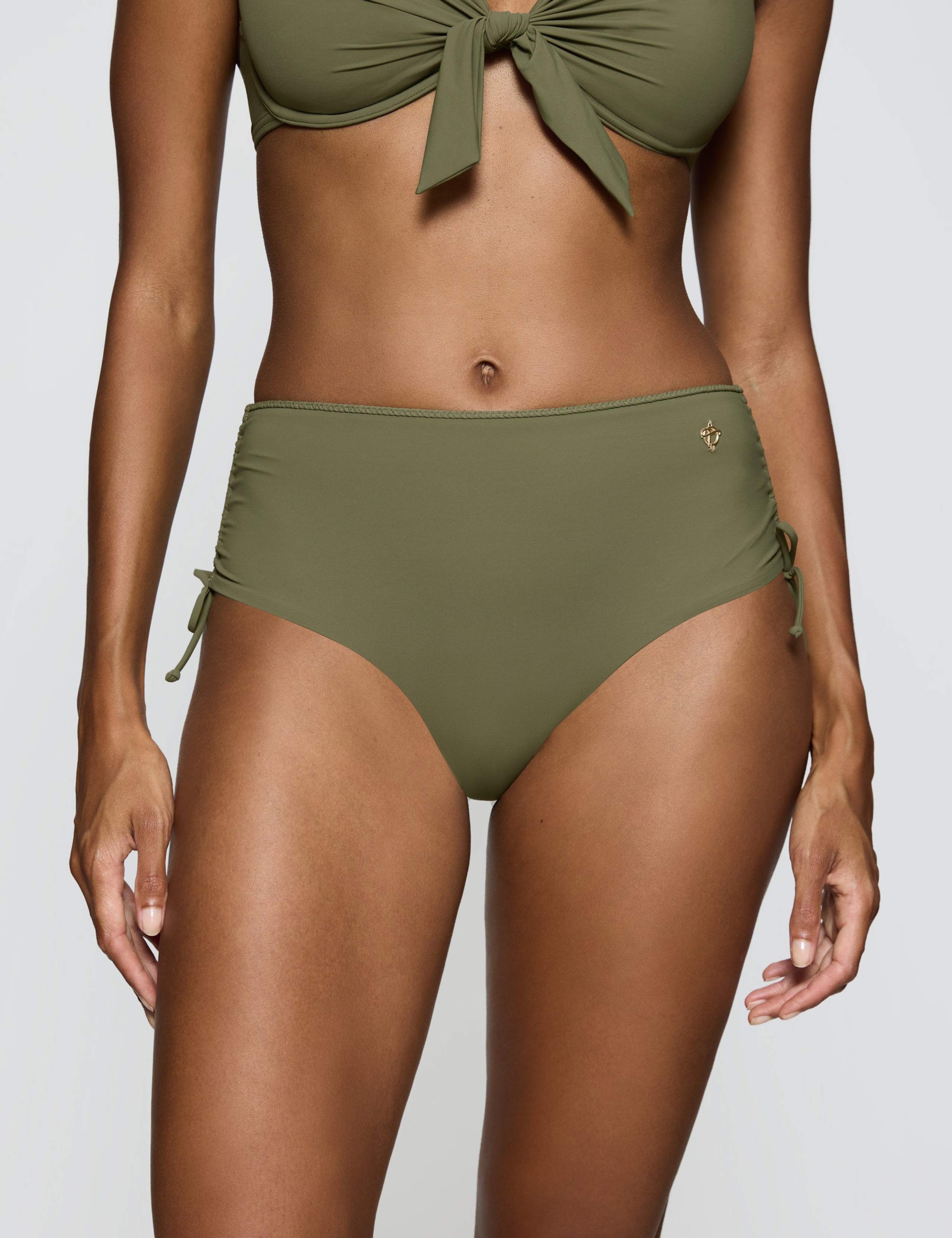 Summer Twist High Waisted Bikini Bottoms