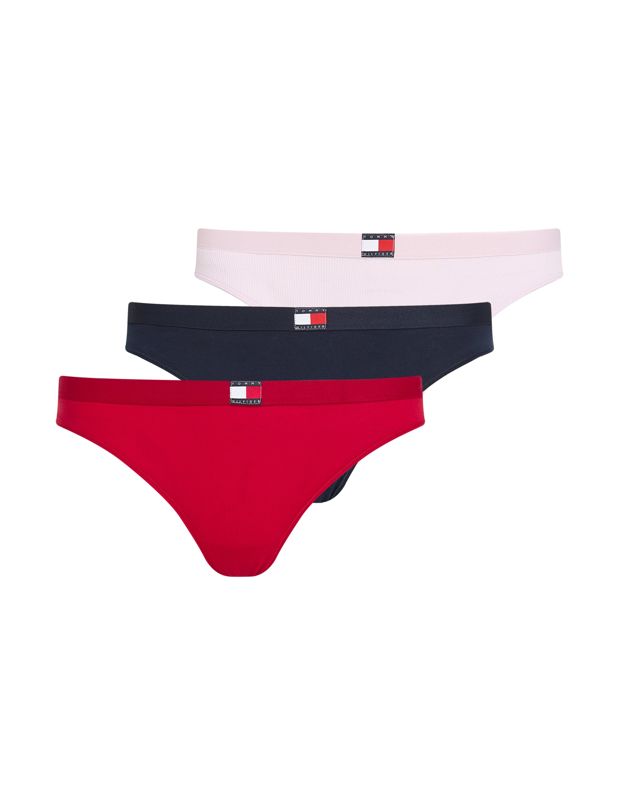 3pk Heritage Flag Logo Cotton Rich Thongs