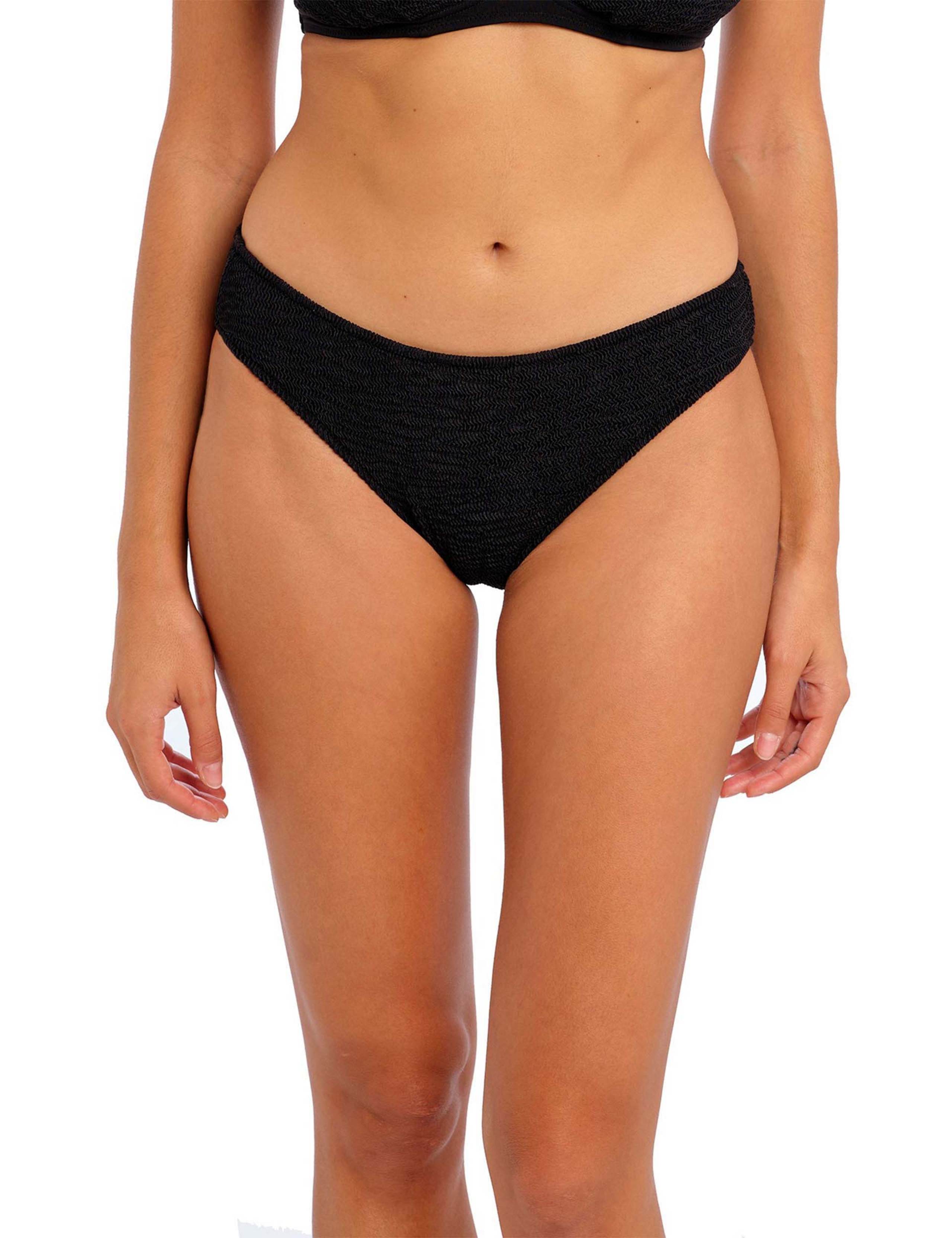 Ibiza Waves Textured Hipster Bikini Bottoms