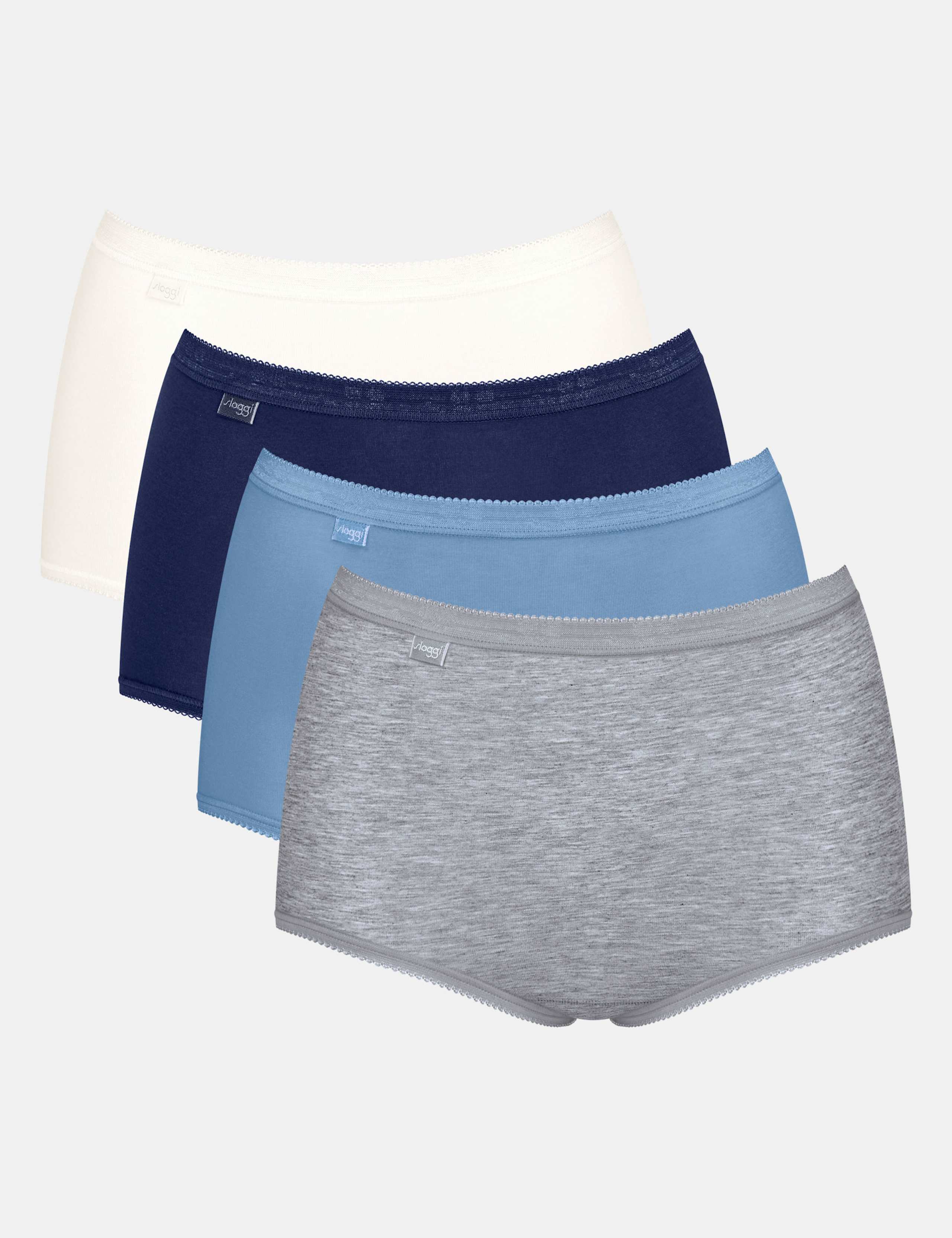 4pk Basic+ Cotton Rich Full Briefs