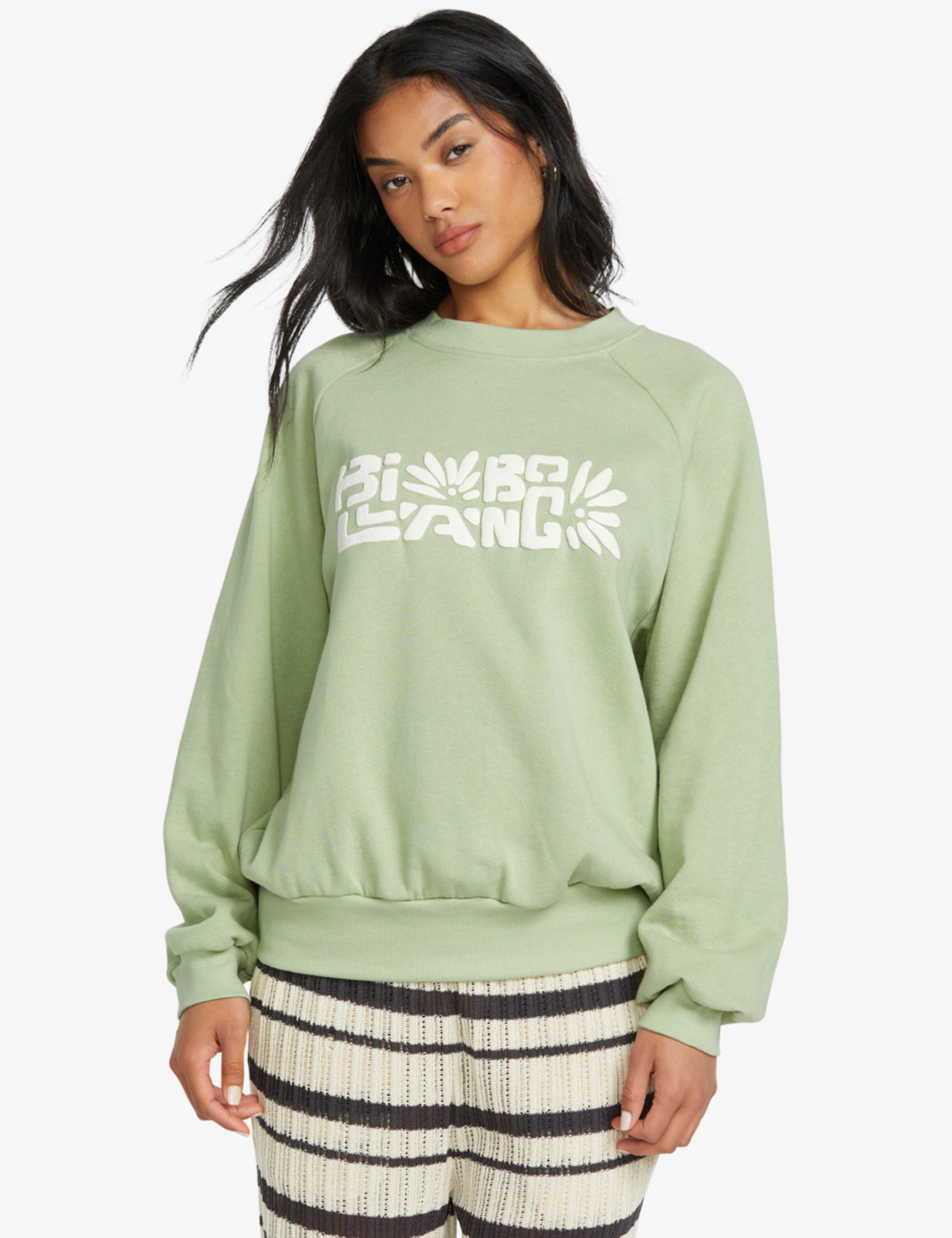 The Waves Cotton Rich Textured Sweatshirt