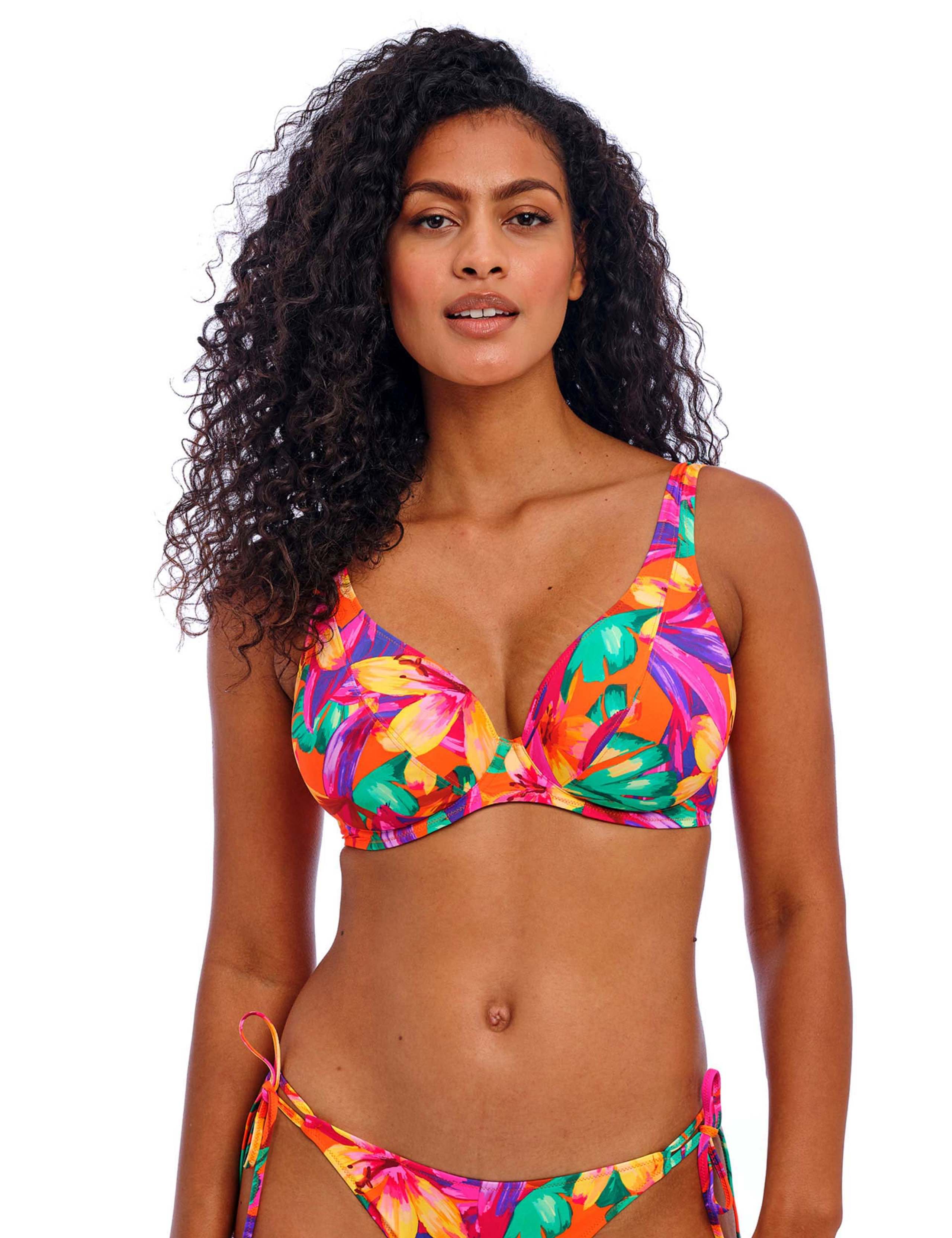 Sun Haze Wired Plunge Bikini Top (D-J)