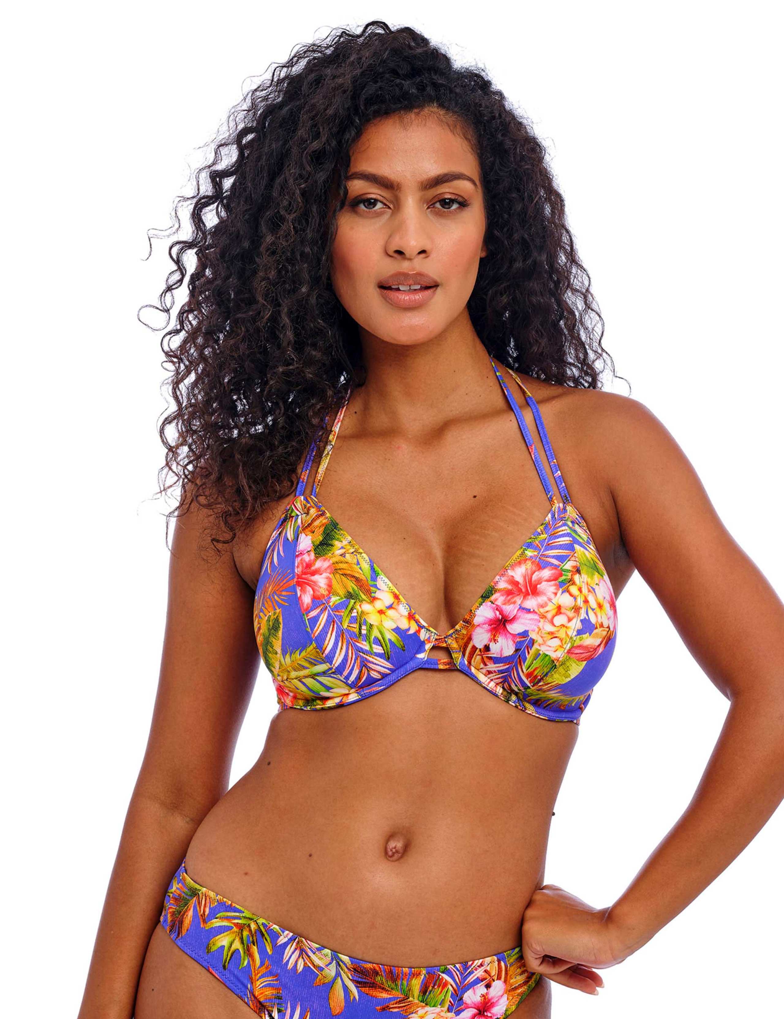 Tiger Valley Floral Wired Bikini Top