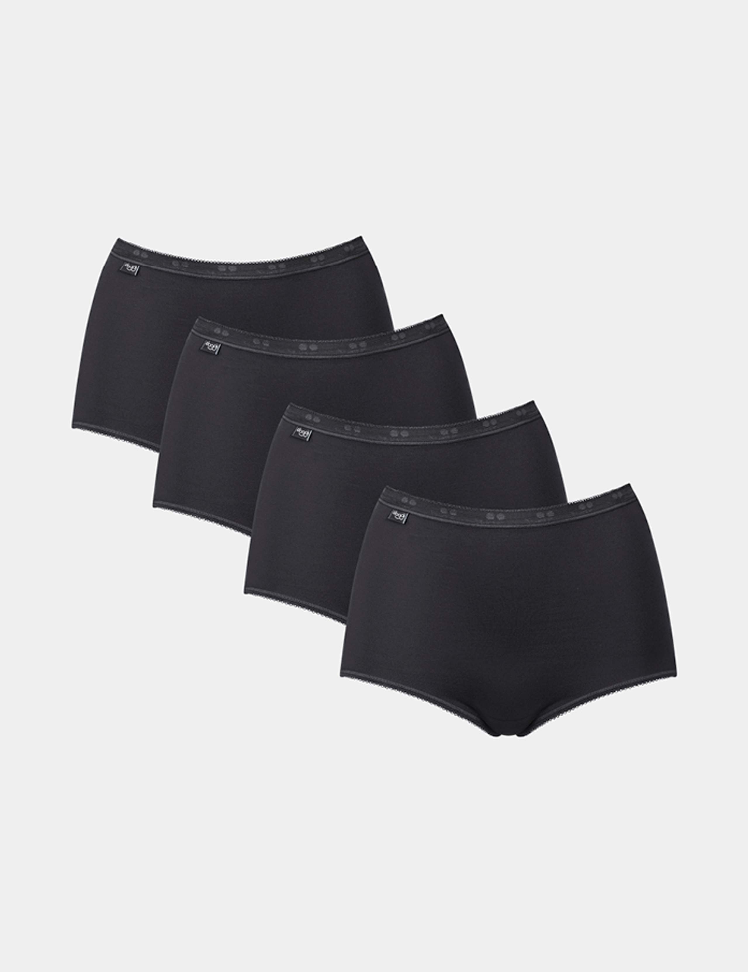 4pk Basic+ Maxi Cotton Rich Full Briefs