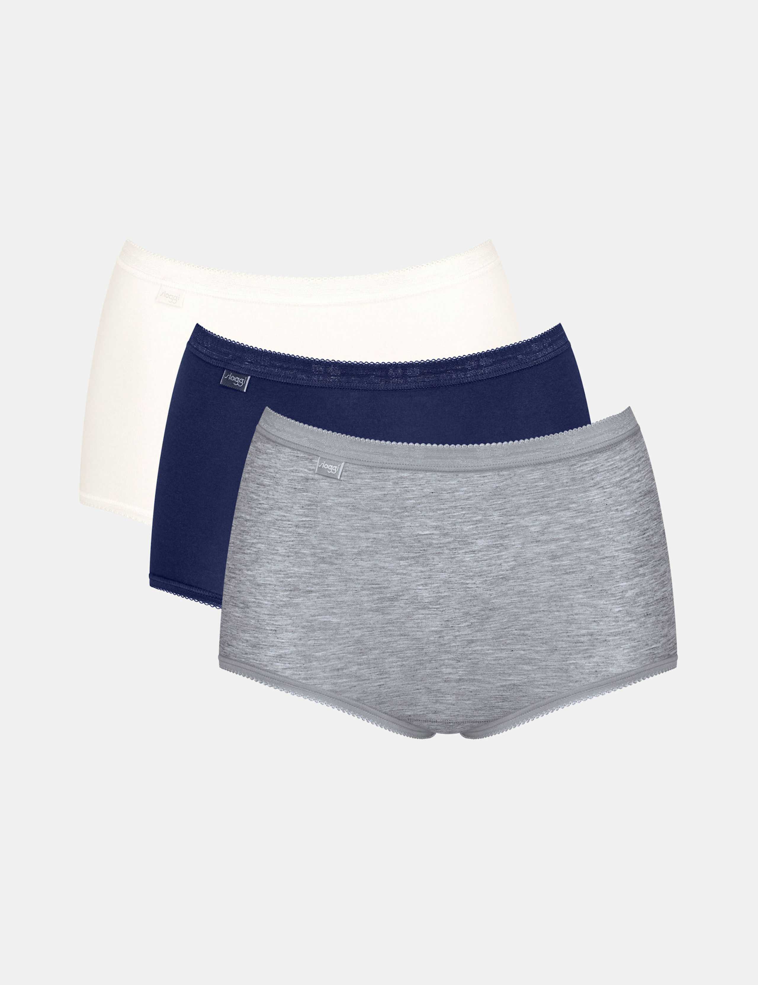 3pk High Waisted Full Briefs