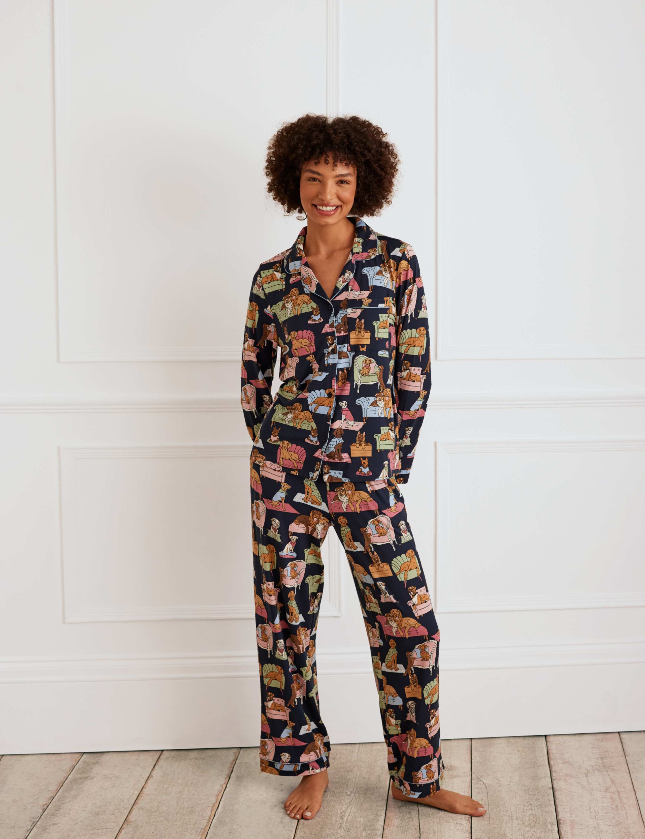 Dog Print Pyjama Set