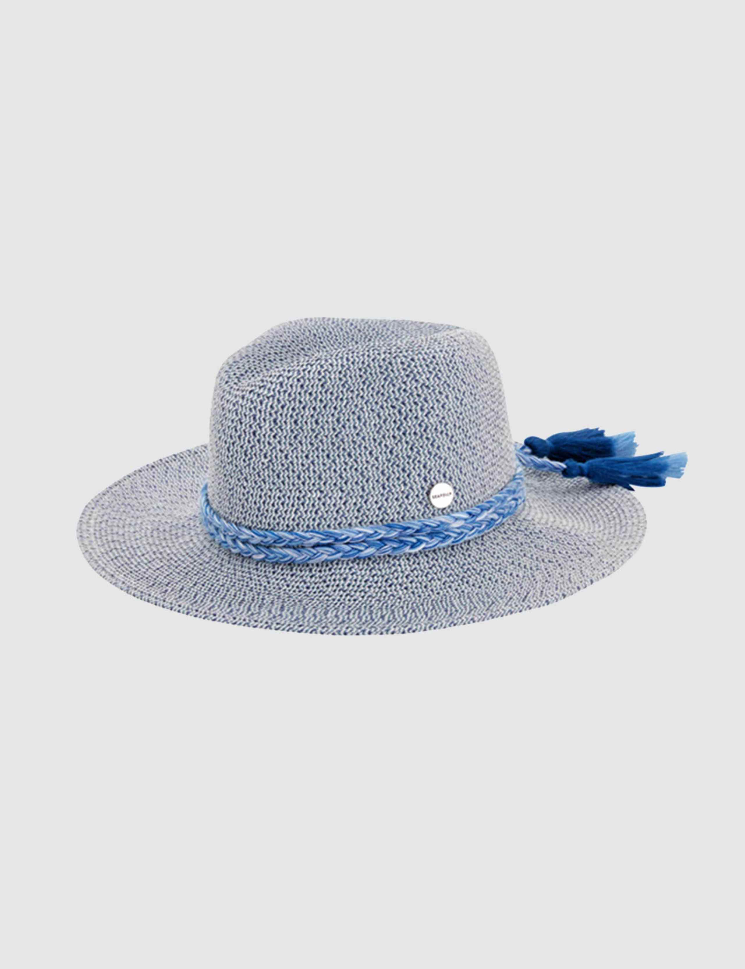 Packable Tassel Fedora Hat