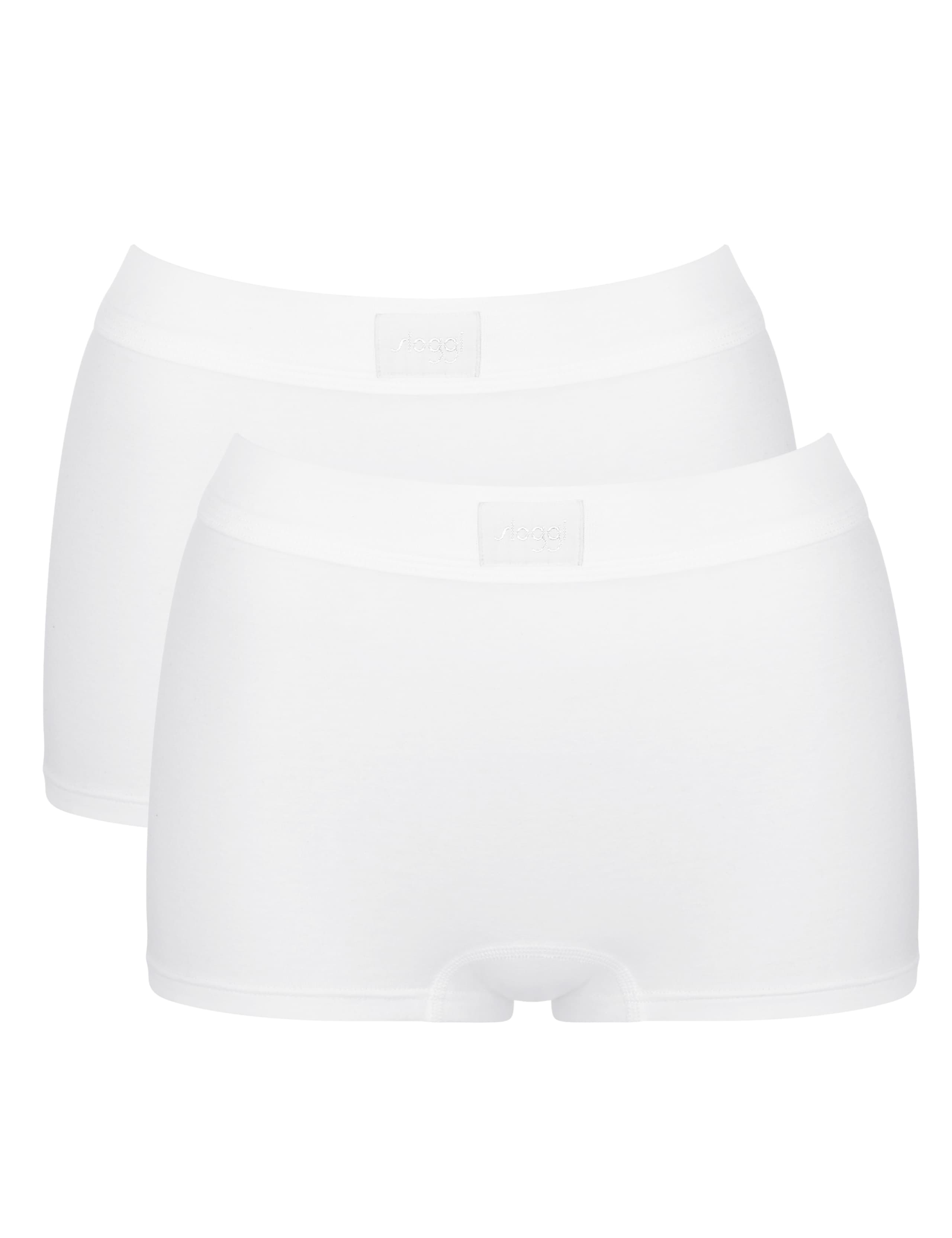 2pk Cotton Rich High Waisted Knicker Shorts
