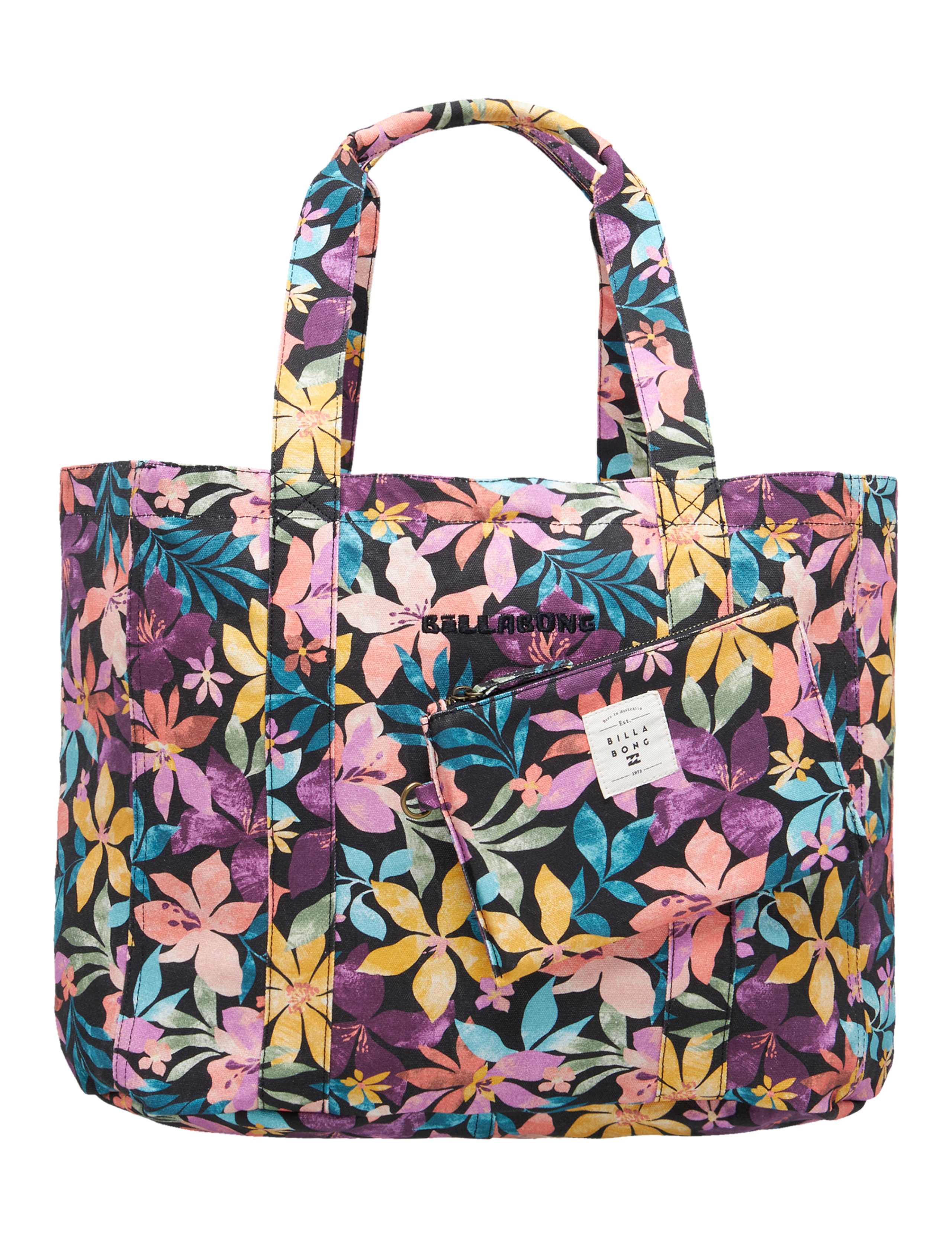 Playa Del Sol Pure Cotton Floral Tote Bag