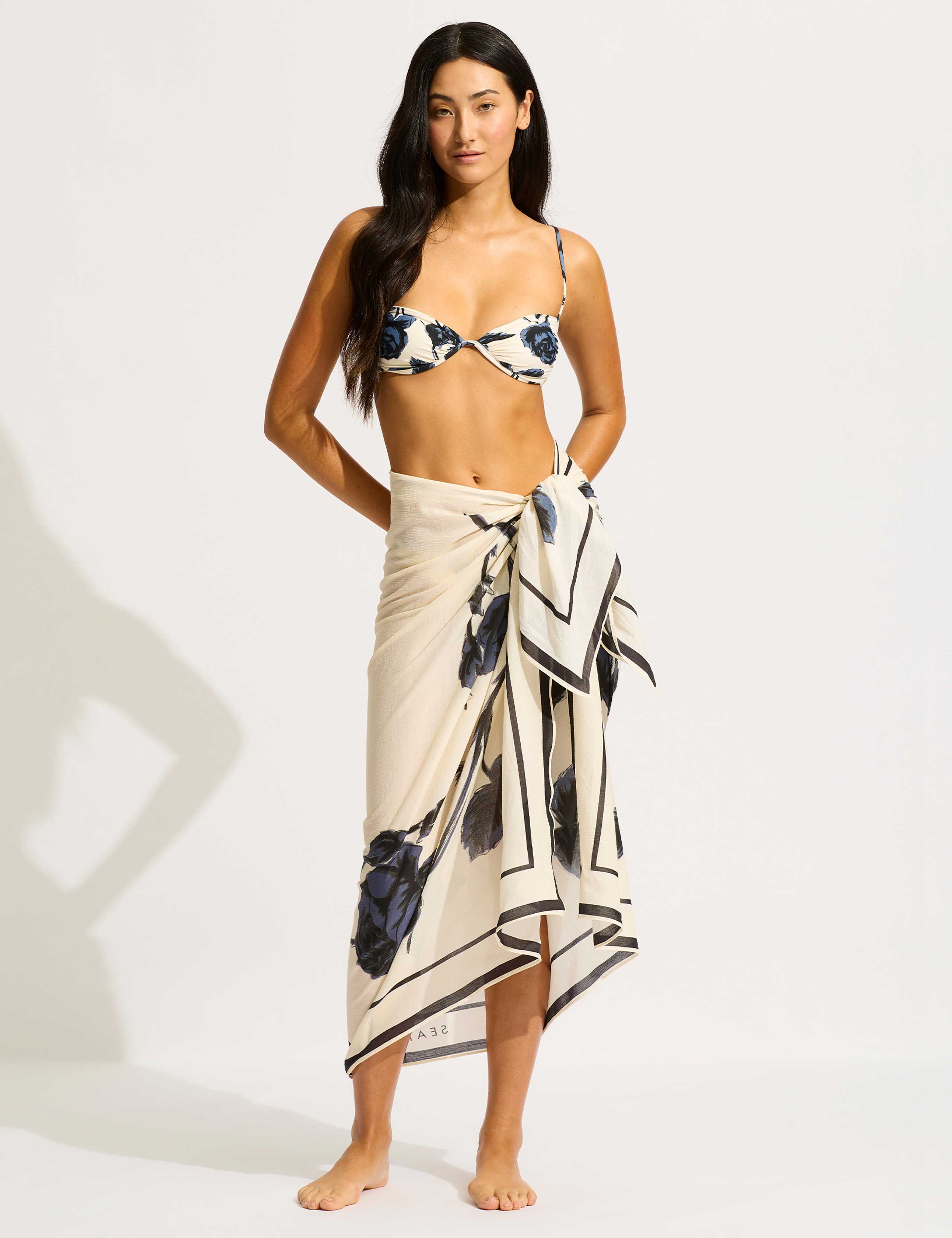 Rococo Pure Cotton Floral Sarong