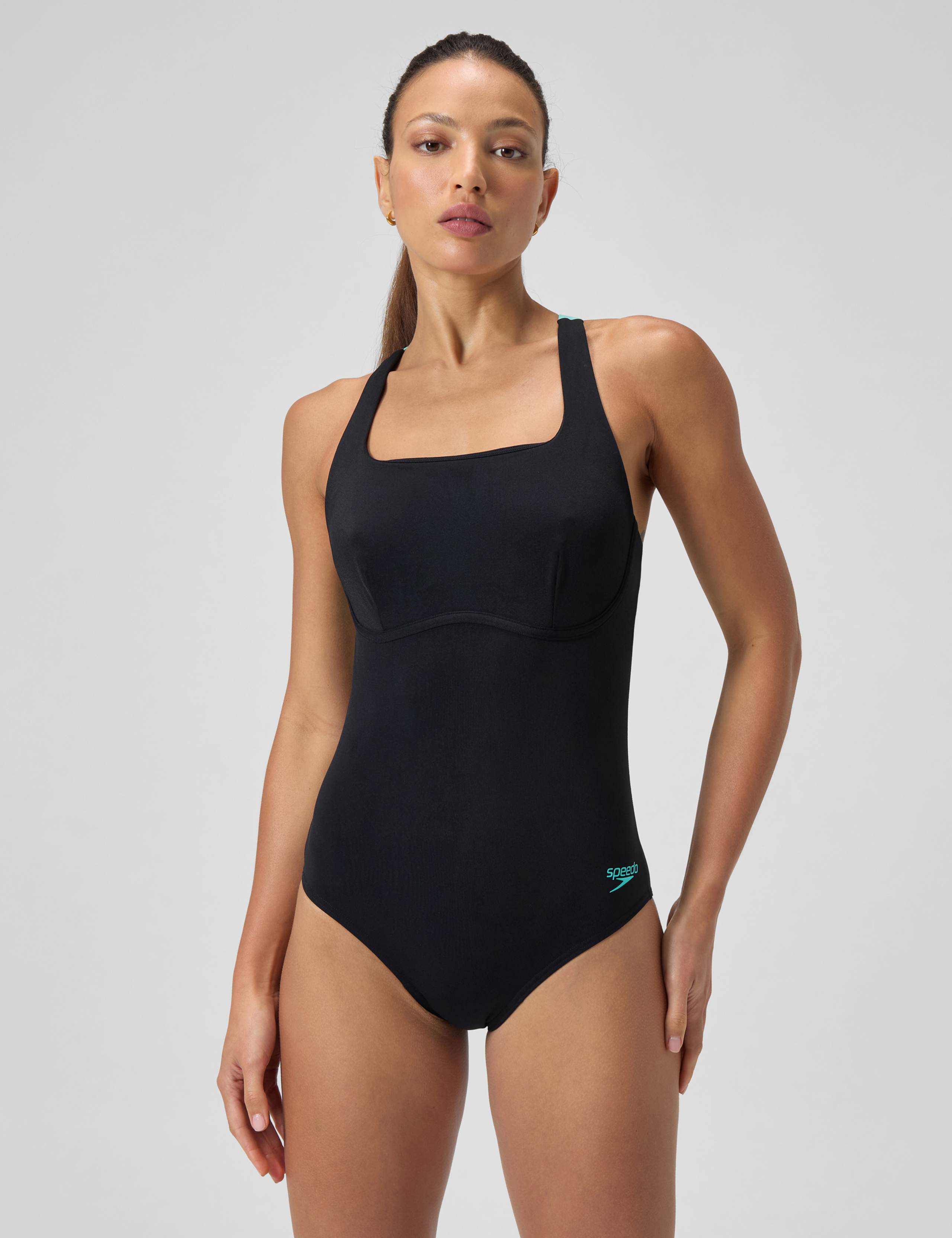 Square Neck Racer Back Built In Bra
