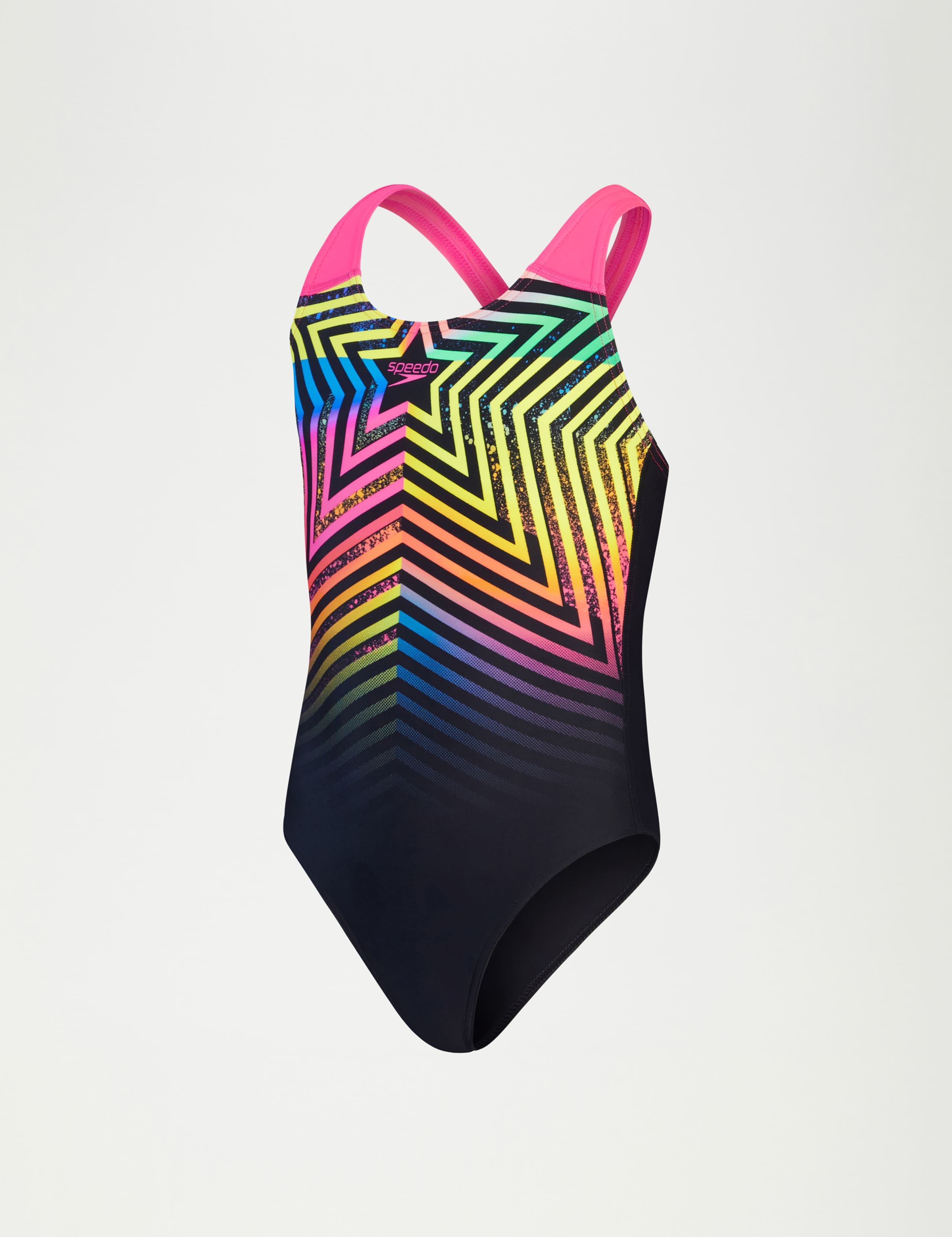 Digital Placement Splashback Star Swimsuit (5-16 Yrs)