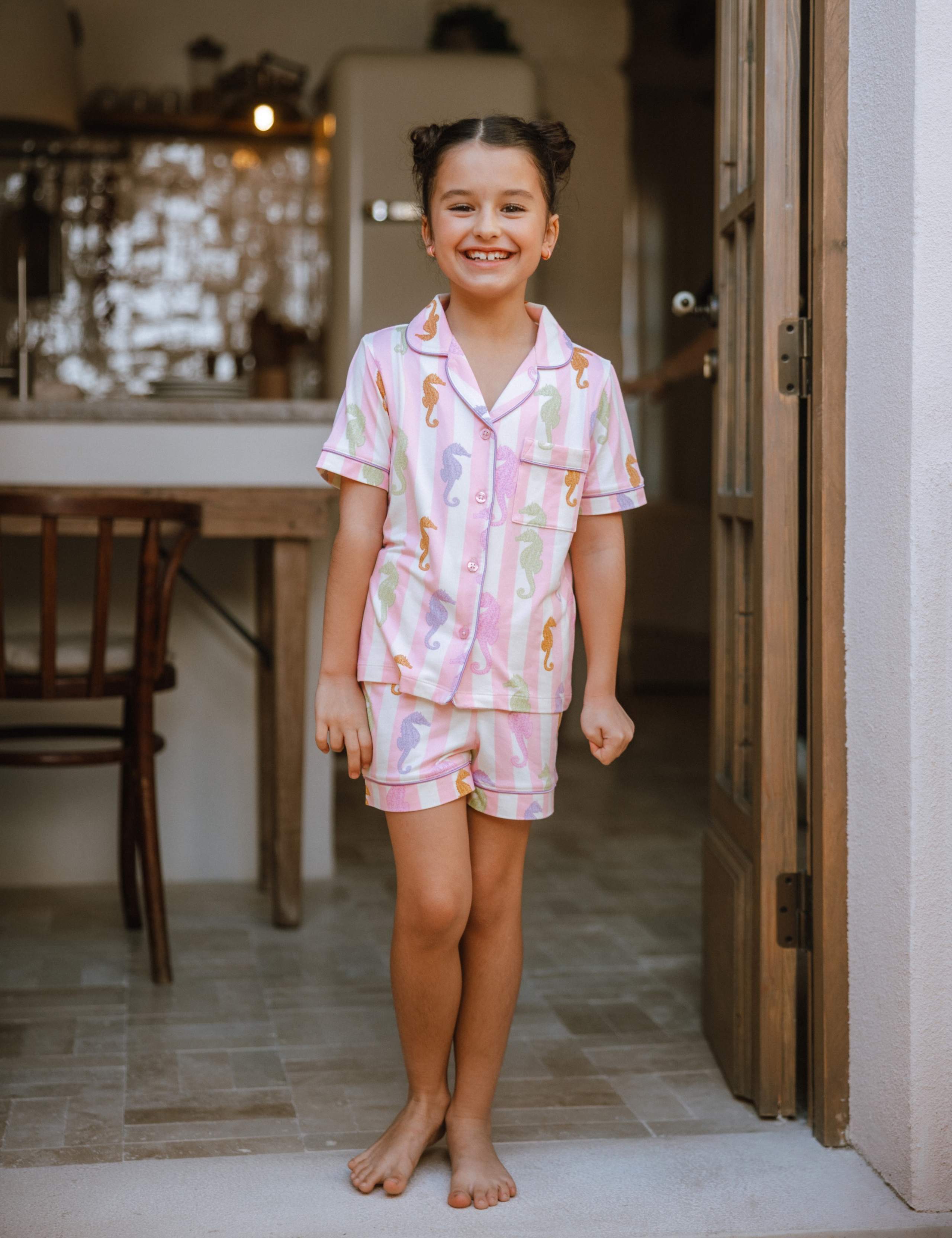 Striped Seahorse Pyjamas (1-12 Yrs)