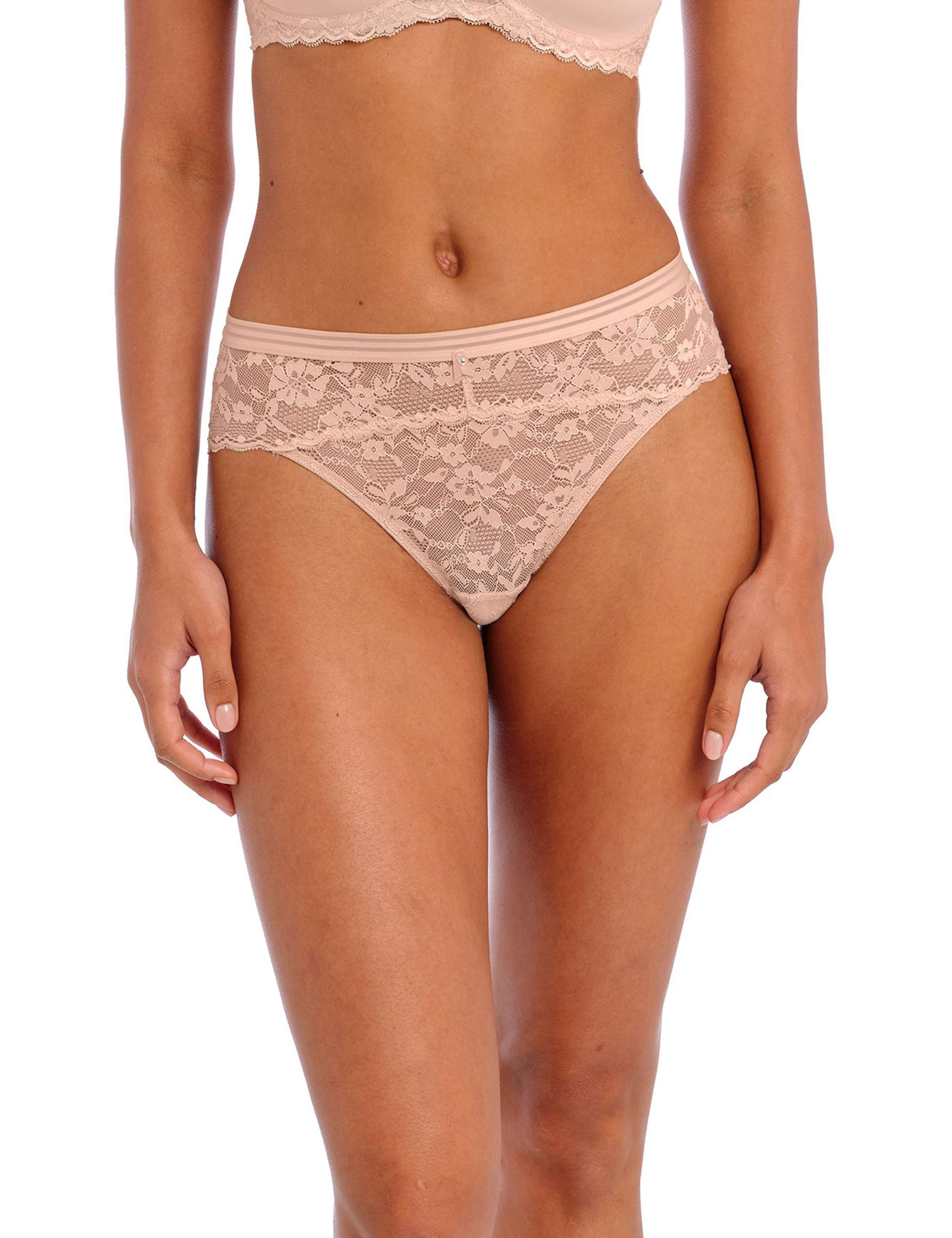 Offbeat Floral Lace Bikini Knickers