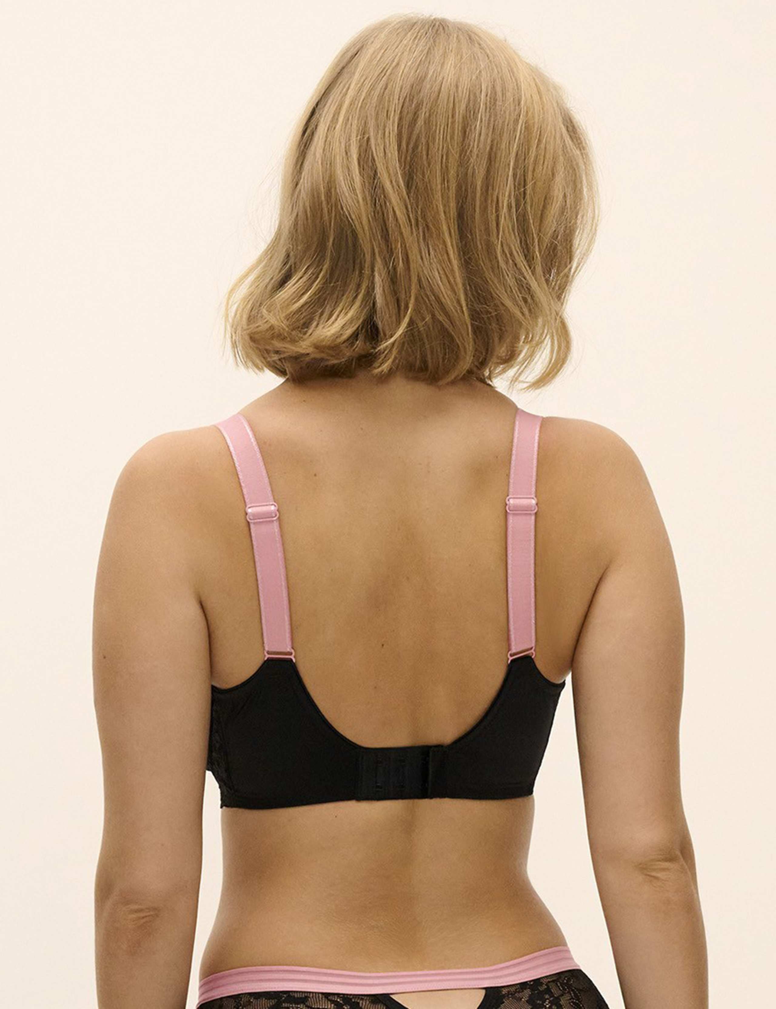 Offbeat Underwired Side Support Bra Set  D-K 4 of 7