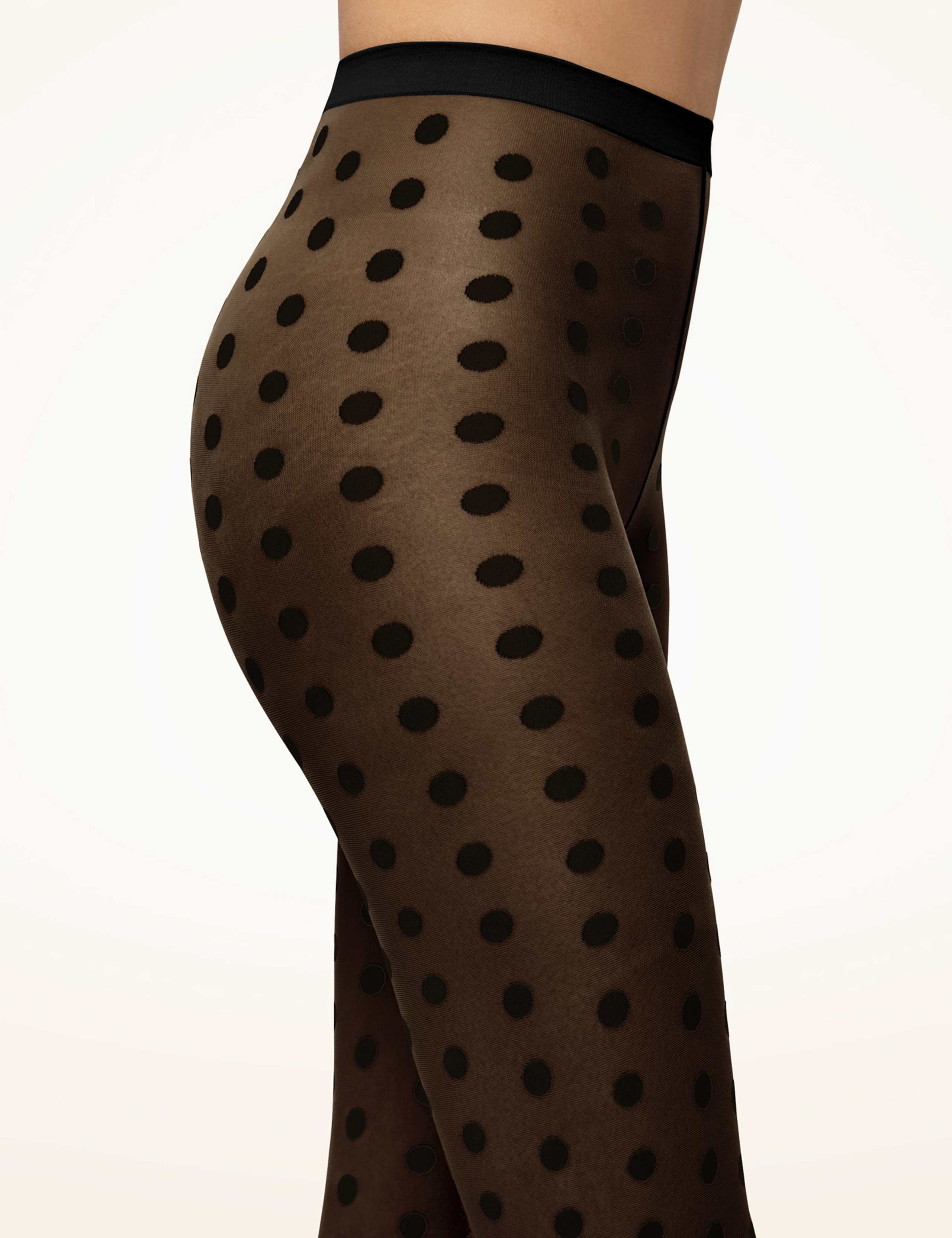 20 Denier Polka Dot Sheer Tights