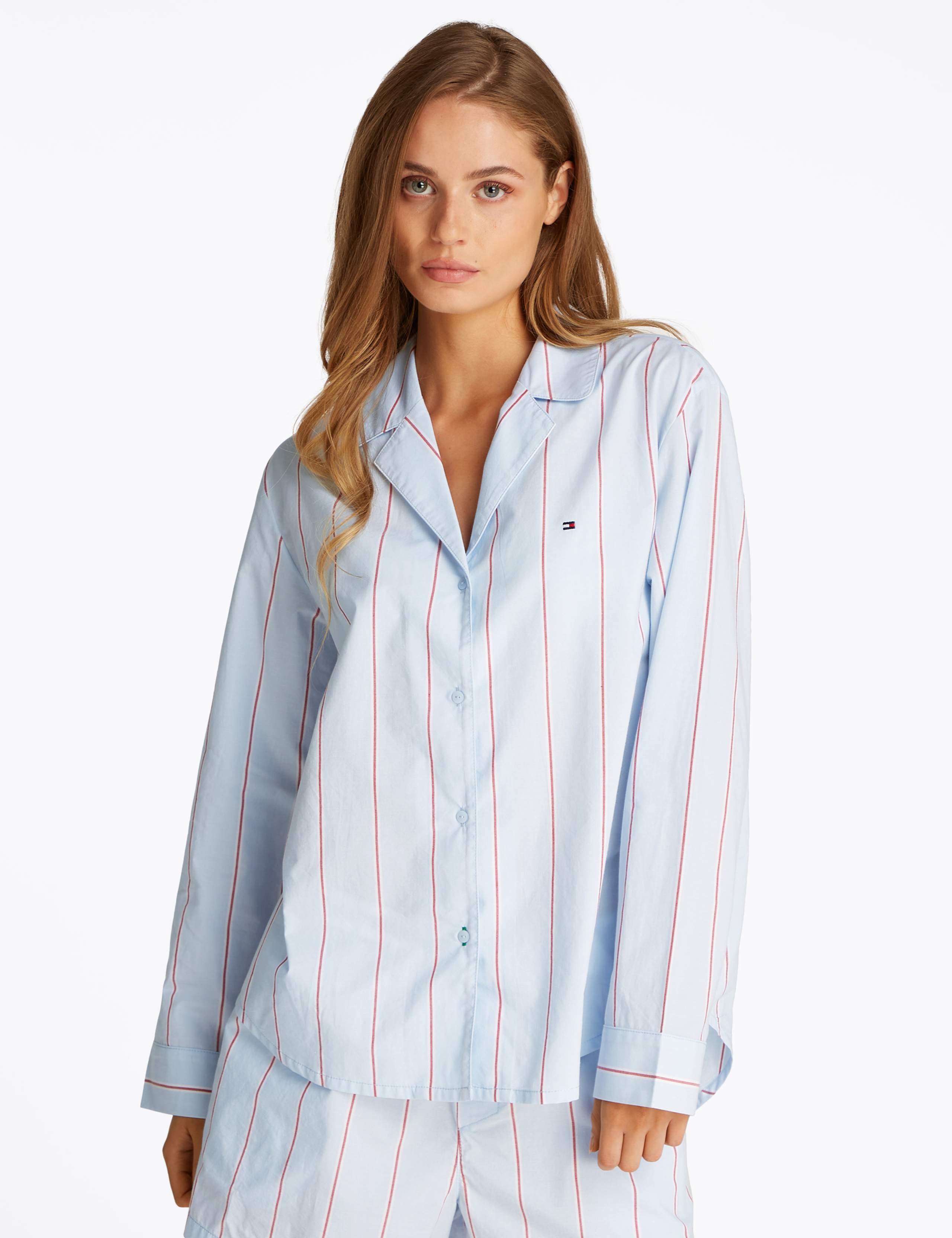 Essentials Pure Cotton Poplin Pyjama Top