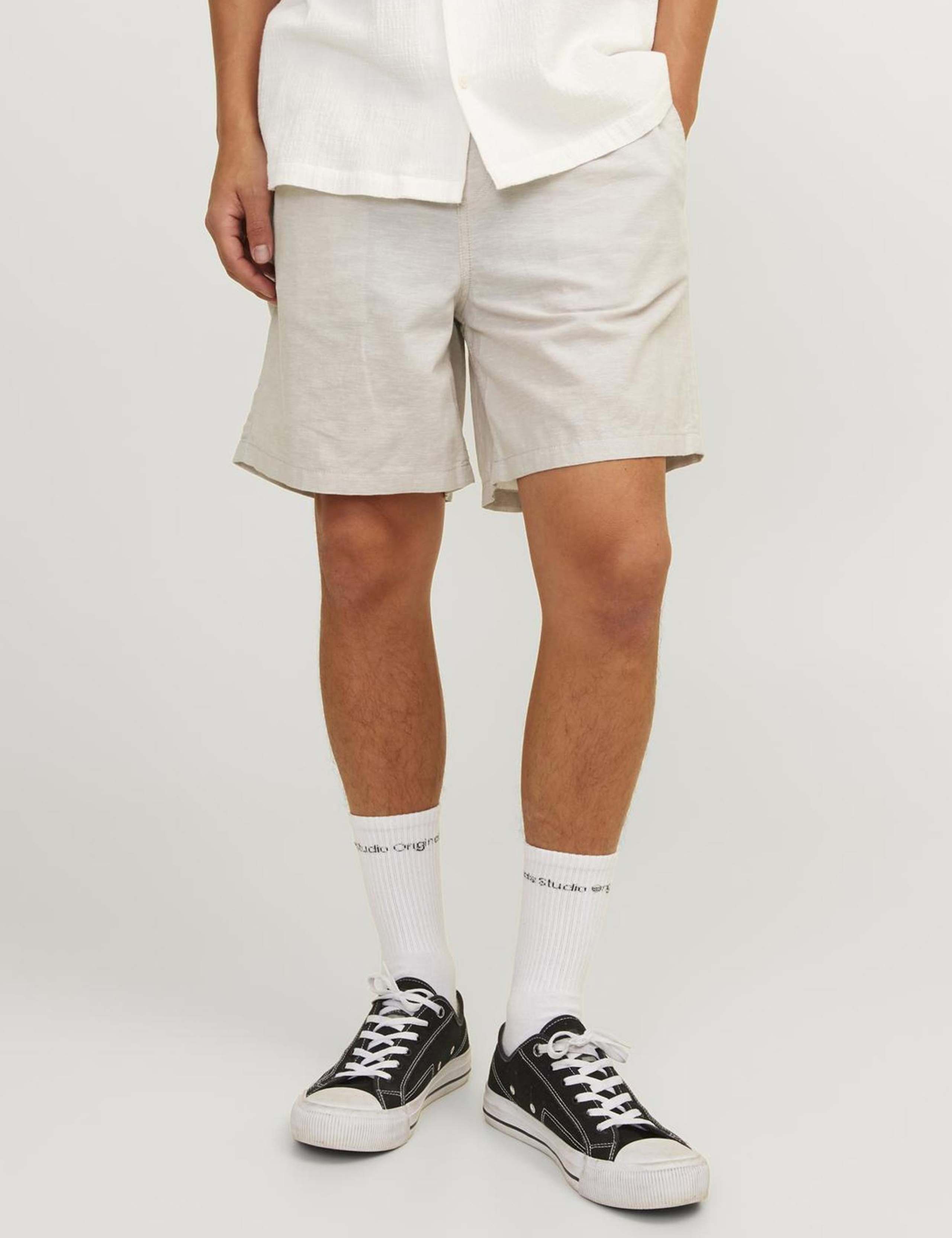 Linen Blend Shorts