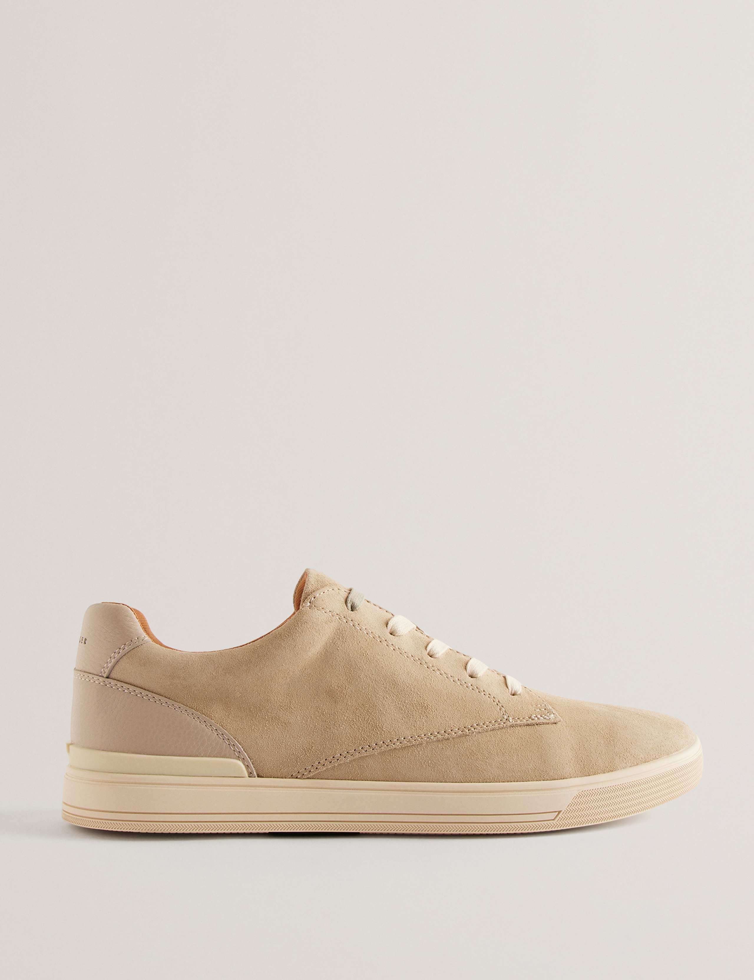 Leather Lace Up Trainers