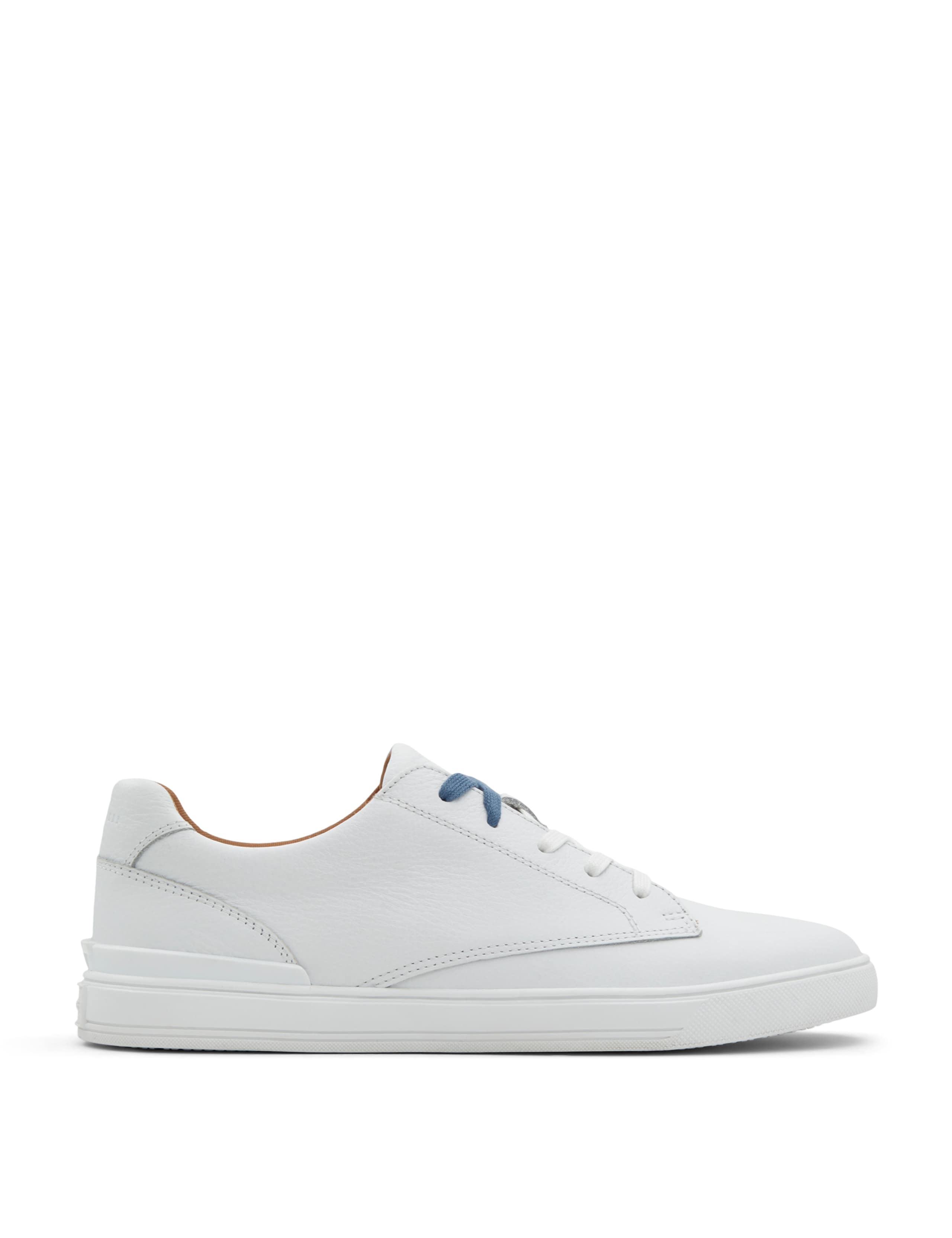 Leather Lace Up Trainers