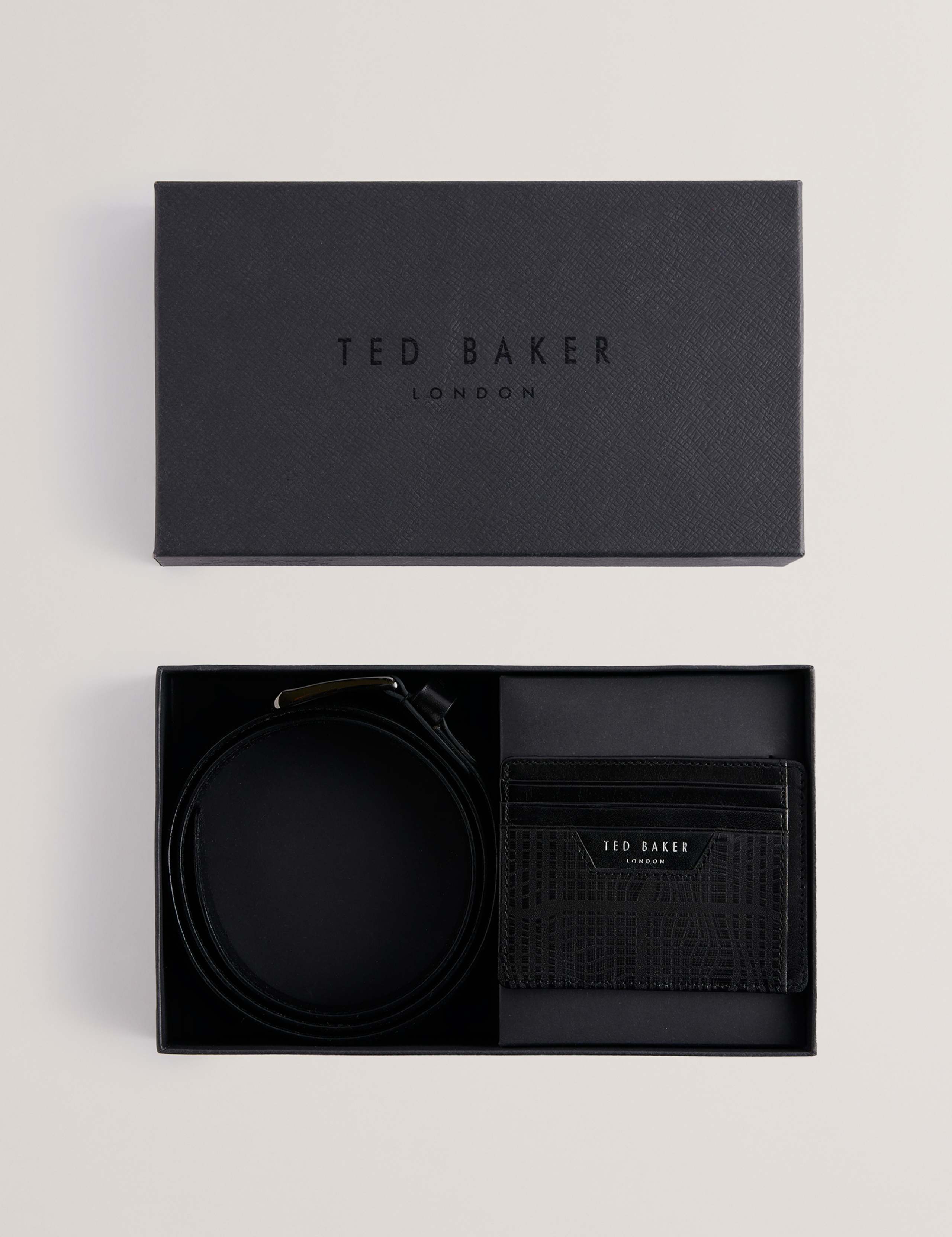 Etwood Leather Belt and Cardholder Set