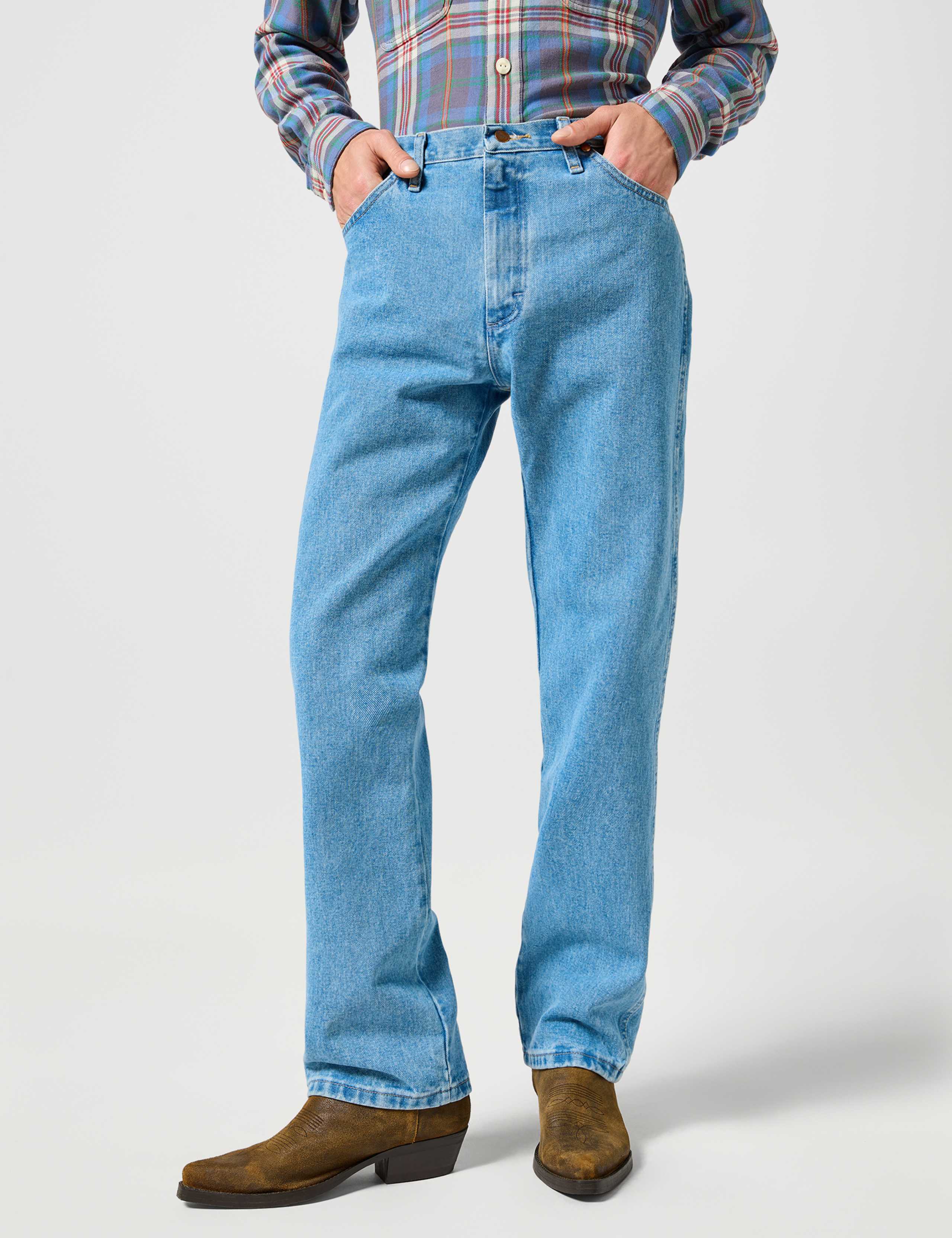 Regular Fit Pure Cotton 5 Pocket Jeans