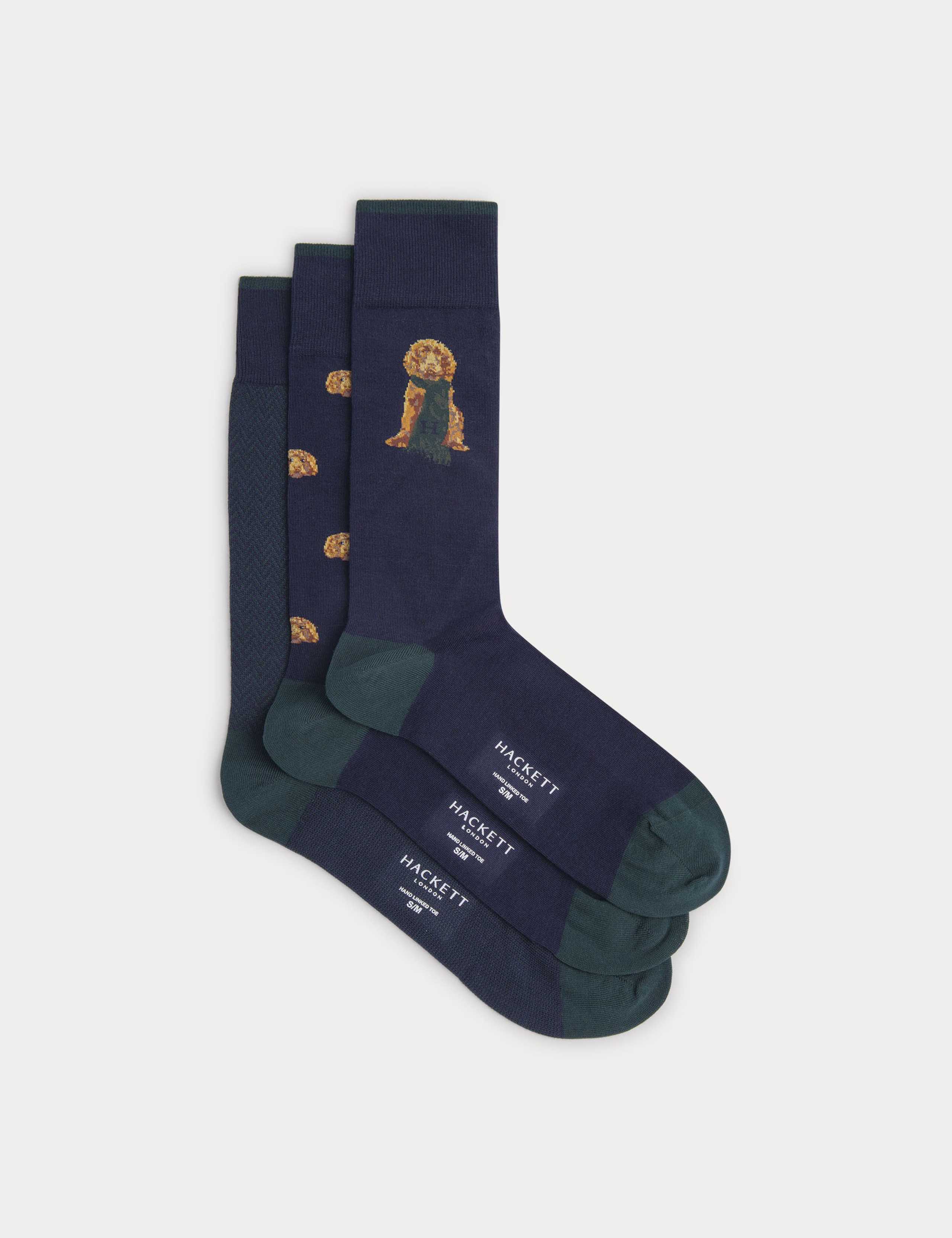 3pk Assorted Cotton Rich Socks