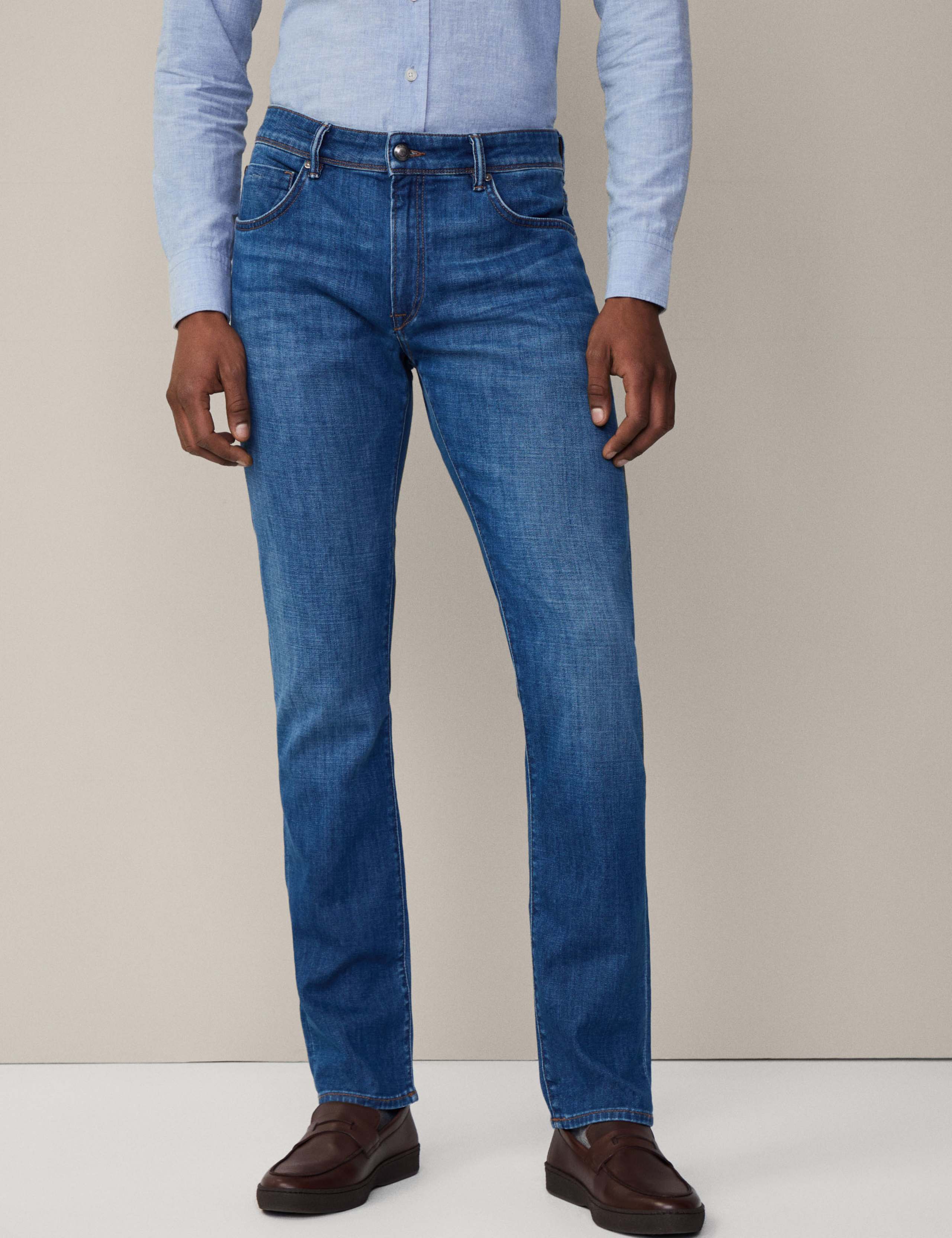 Slim Fit Pure Cotton Jeans