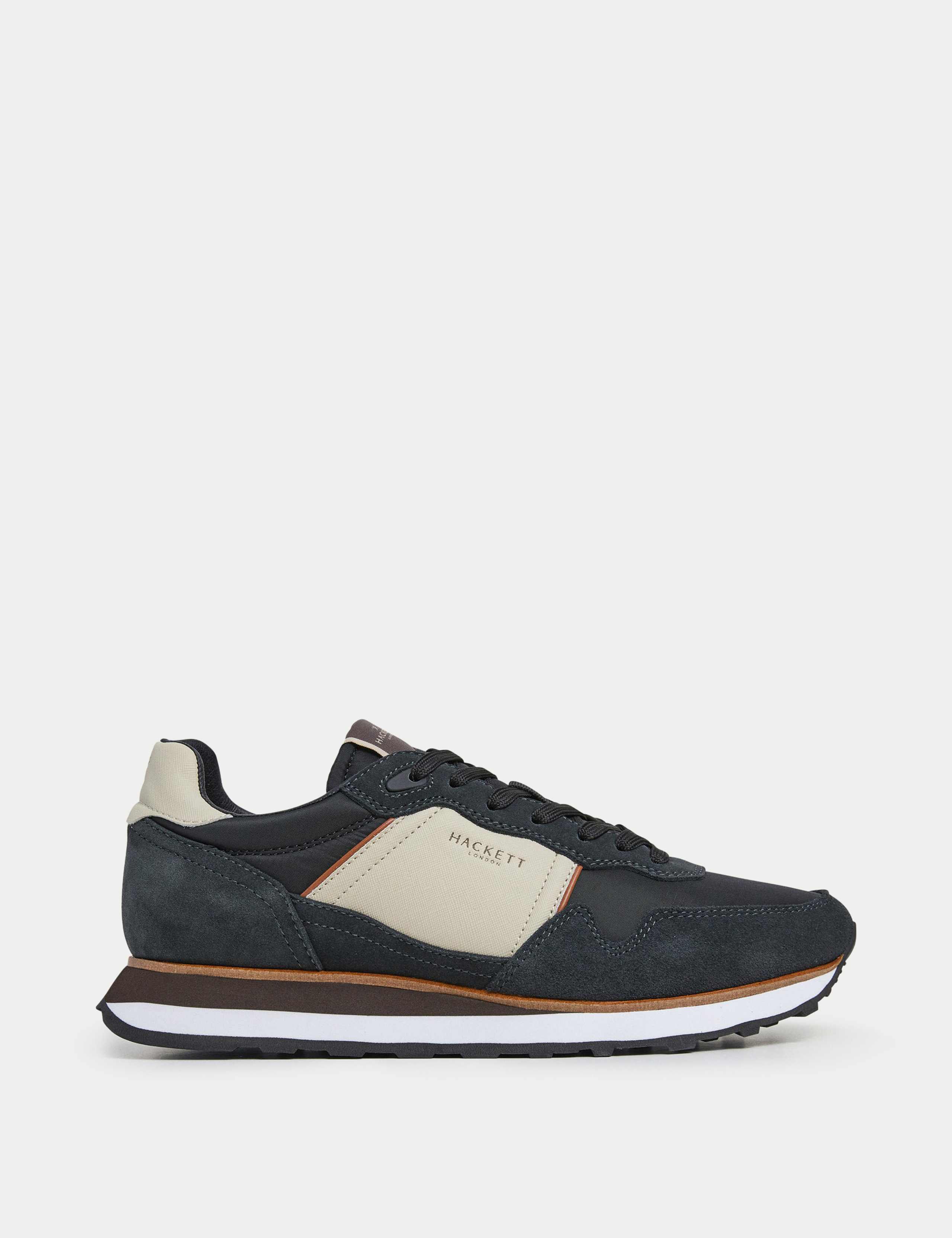 Suede Lace Up Trainers
