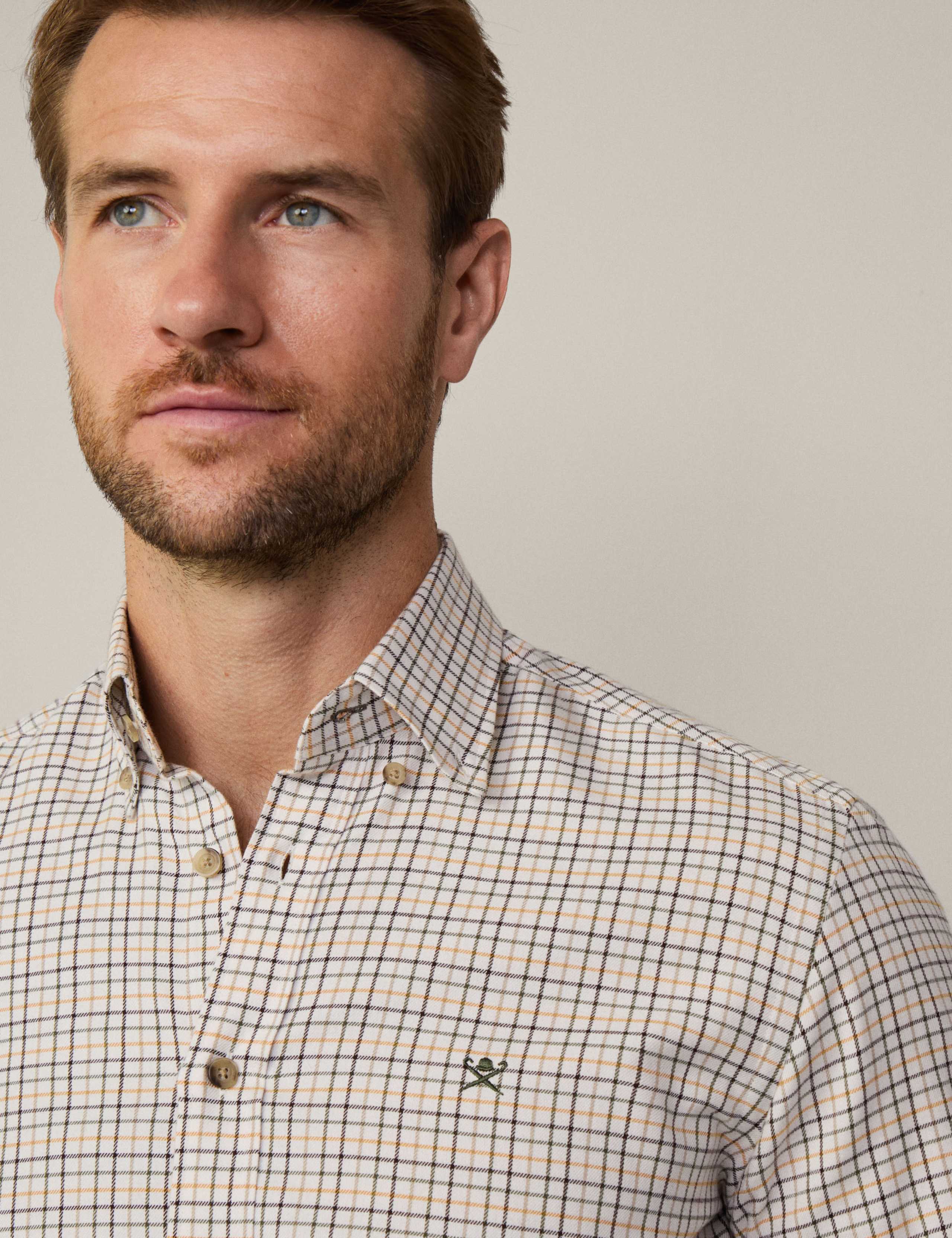 Pure Cotton Check Flannel Shirt