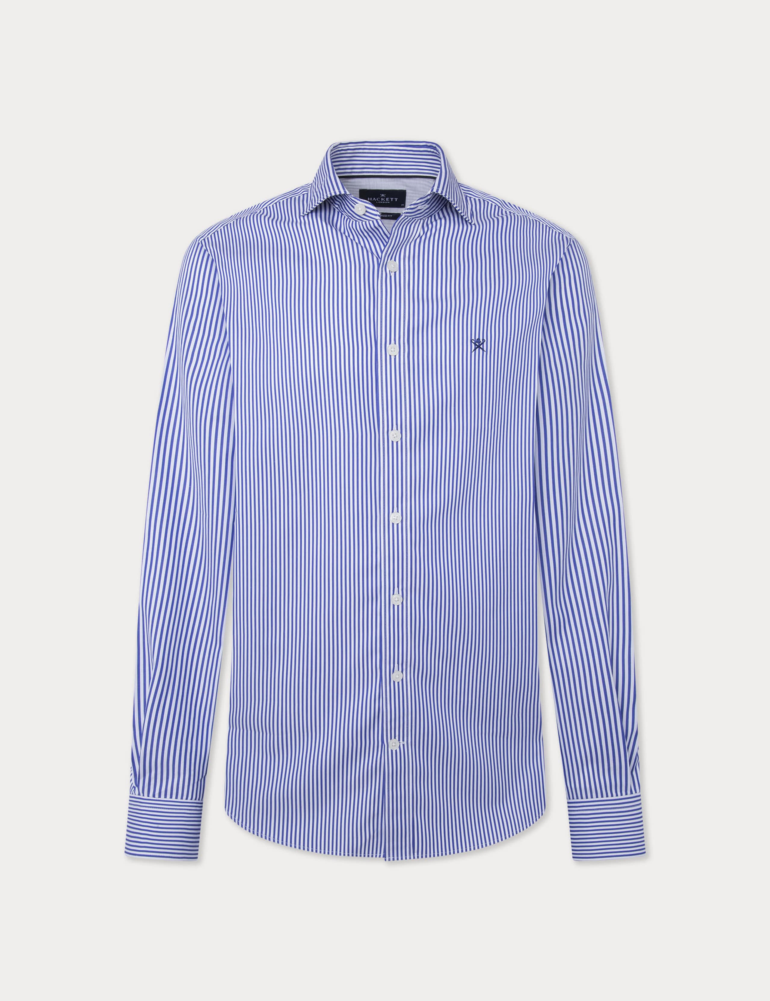 Regular Fit Pure Cotton Striped Oxford Shirt