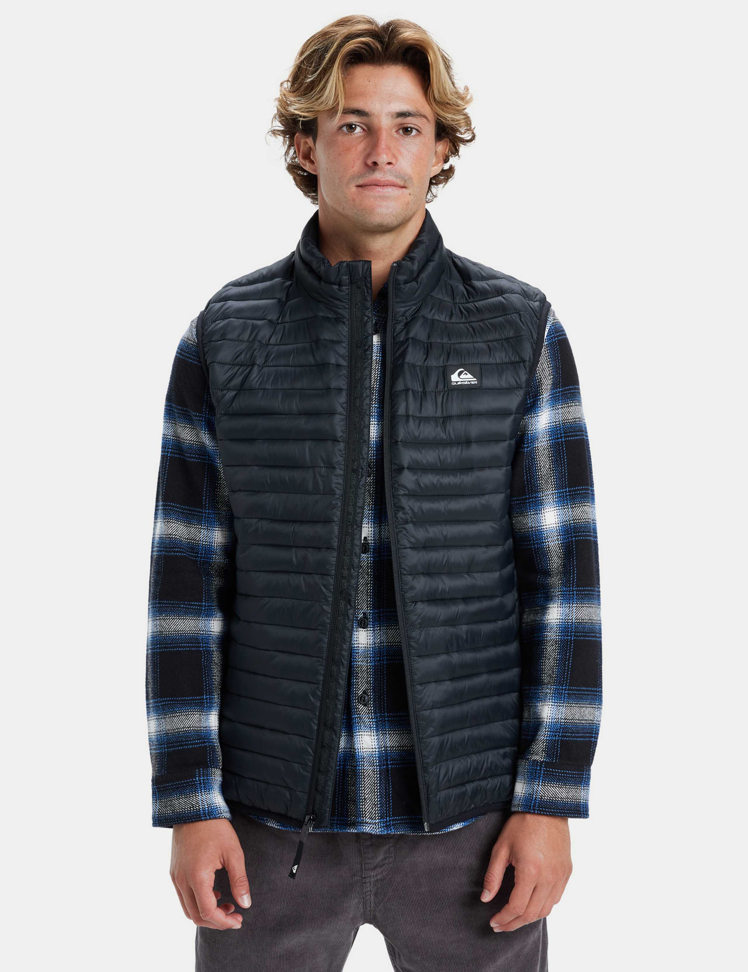 Padded Funnel Neck Gilet
